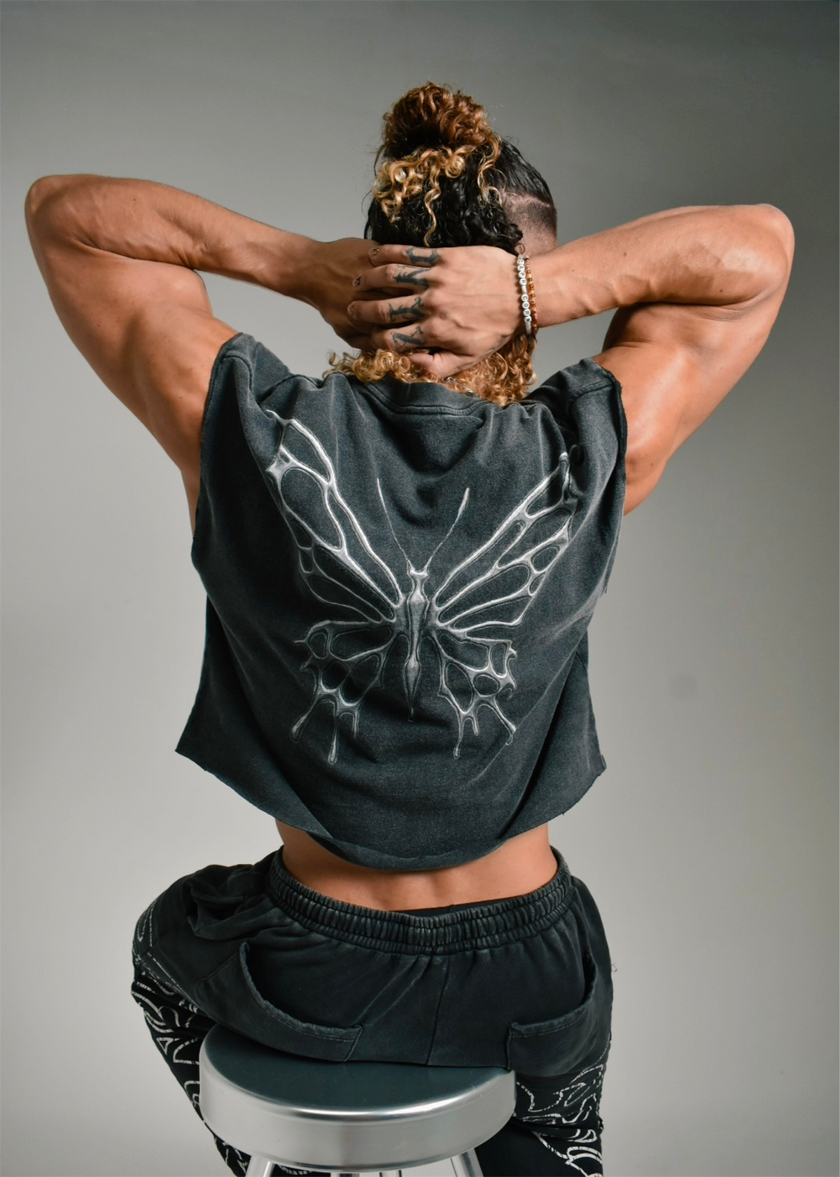 Dark Grey Cutoff Tee PREORDER