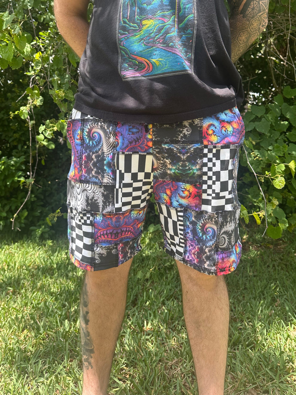 MTO Men’s Patchwork Shorts