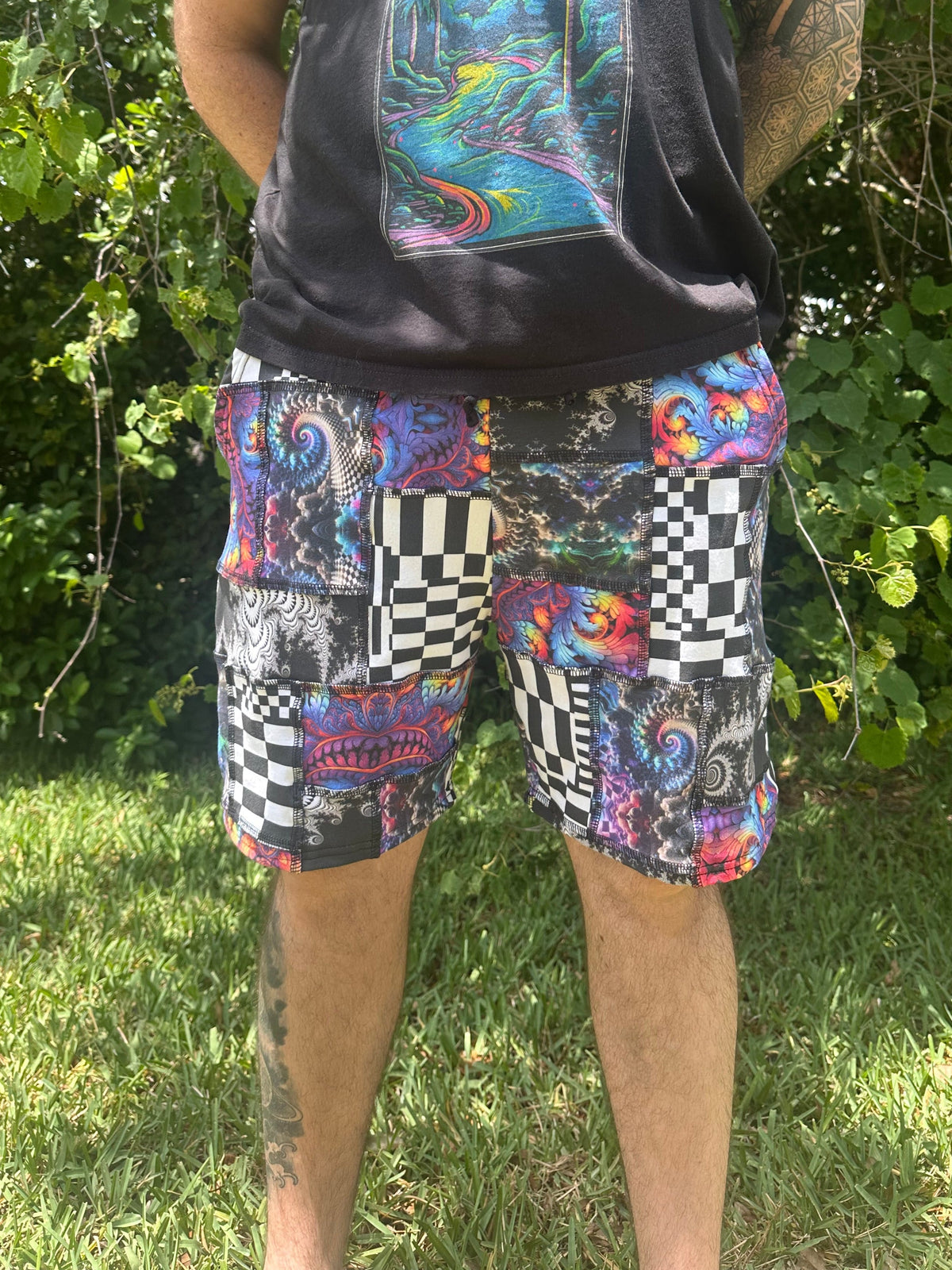 MTO Men’s Patchwork Shorts