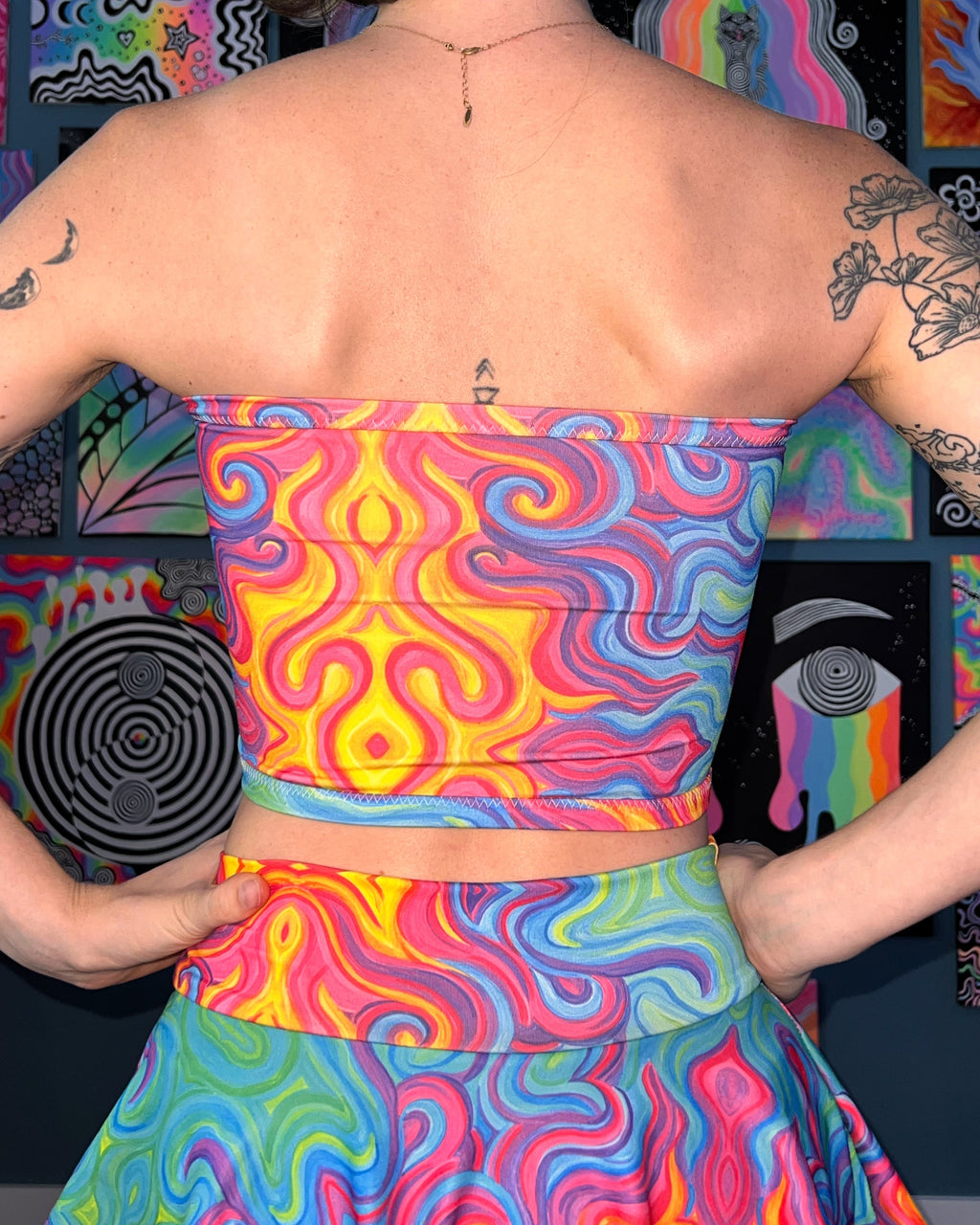 CUSTOMIZE: Lace Up Tube Top (Optional Straps)
