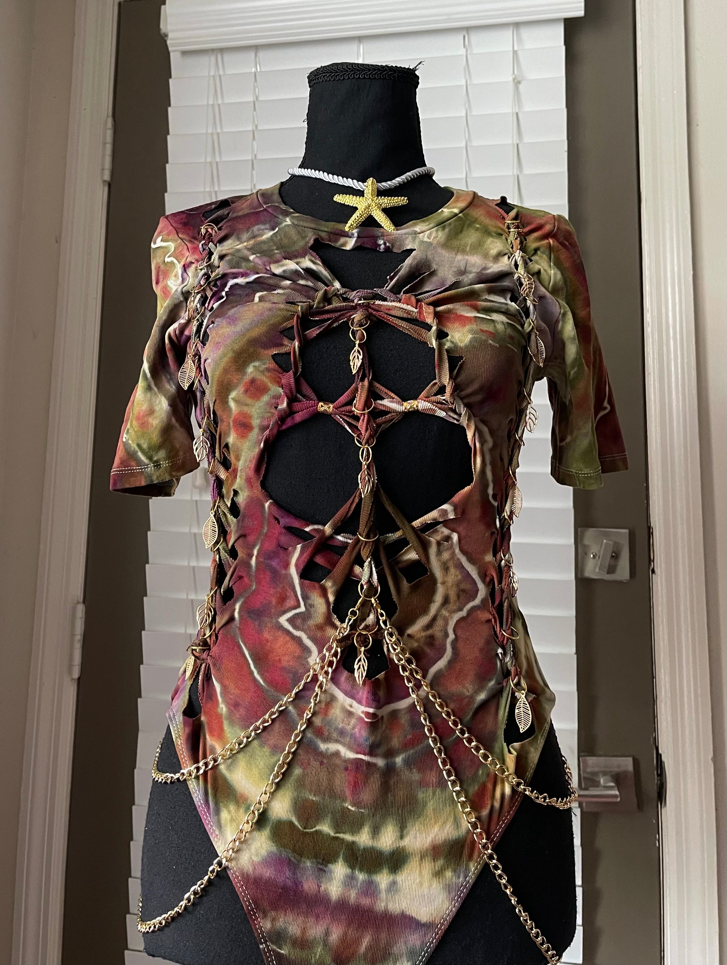 Moon Worshipper Tie Dye Bodysuit (ᴍᴀᴅᴇ ᴛᴏ ᴏʀᴅᴇʀ)