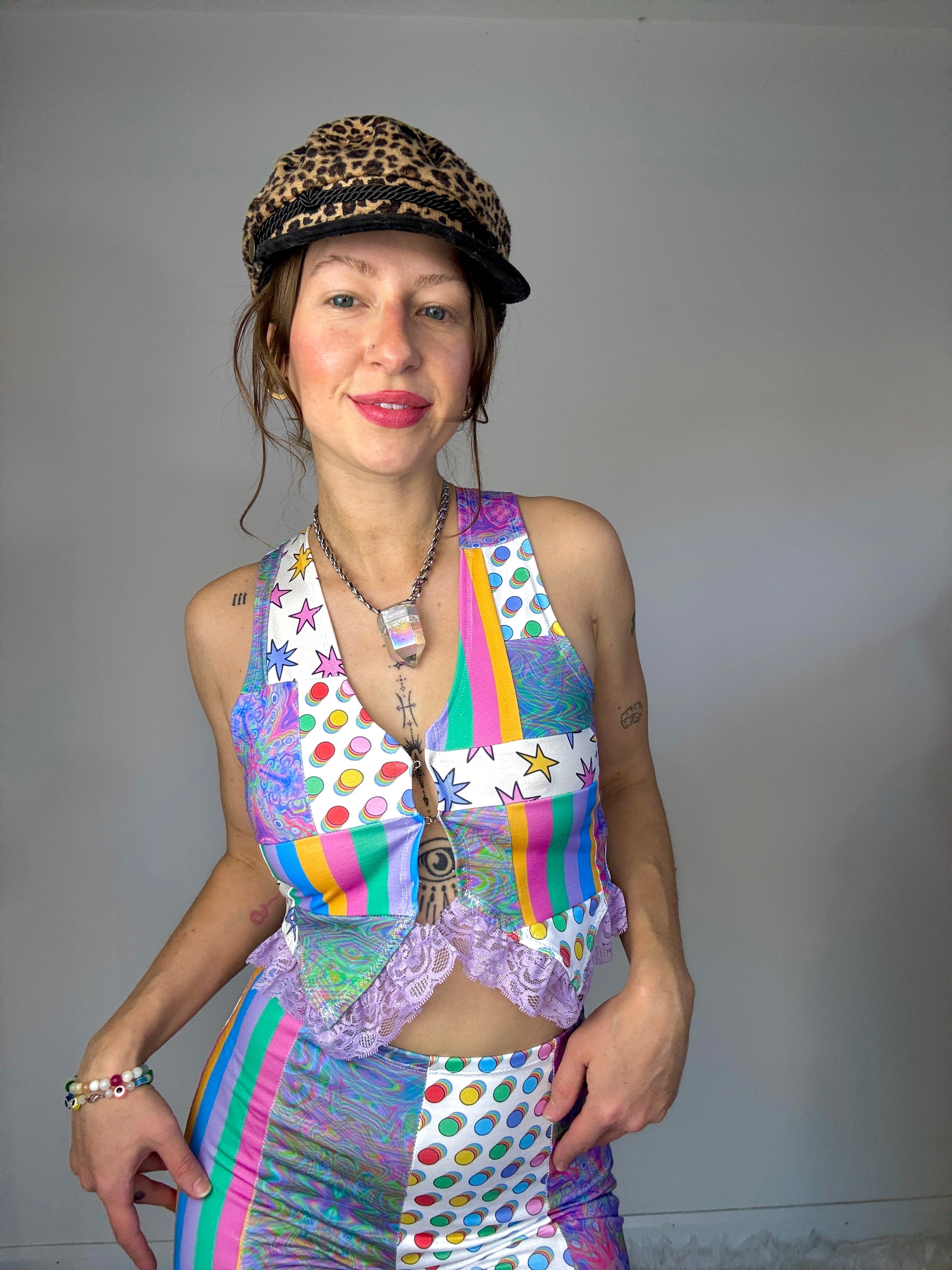 Clownin' Around Patchwork Vest (MTO)