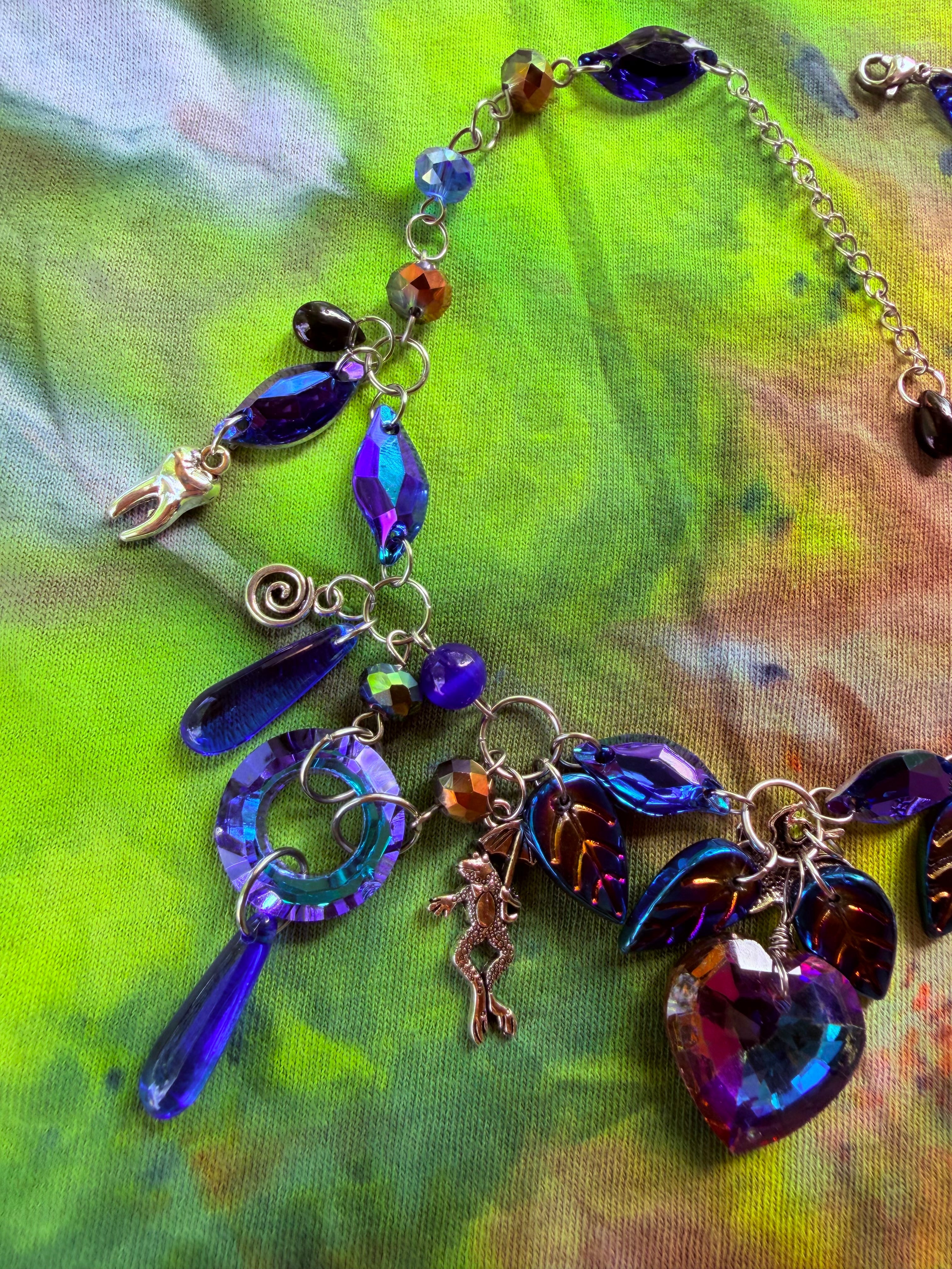Portals to Euphoria - Resin Crystal Charm Choker