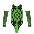 Moxie Women's Tank Bodysuit with Gloves