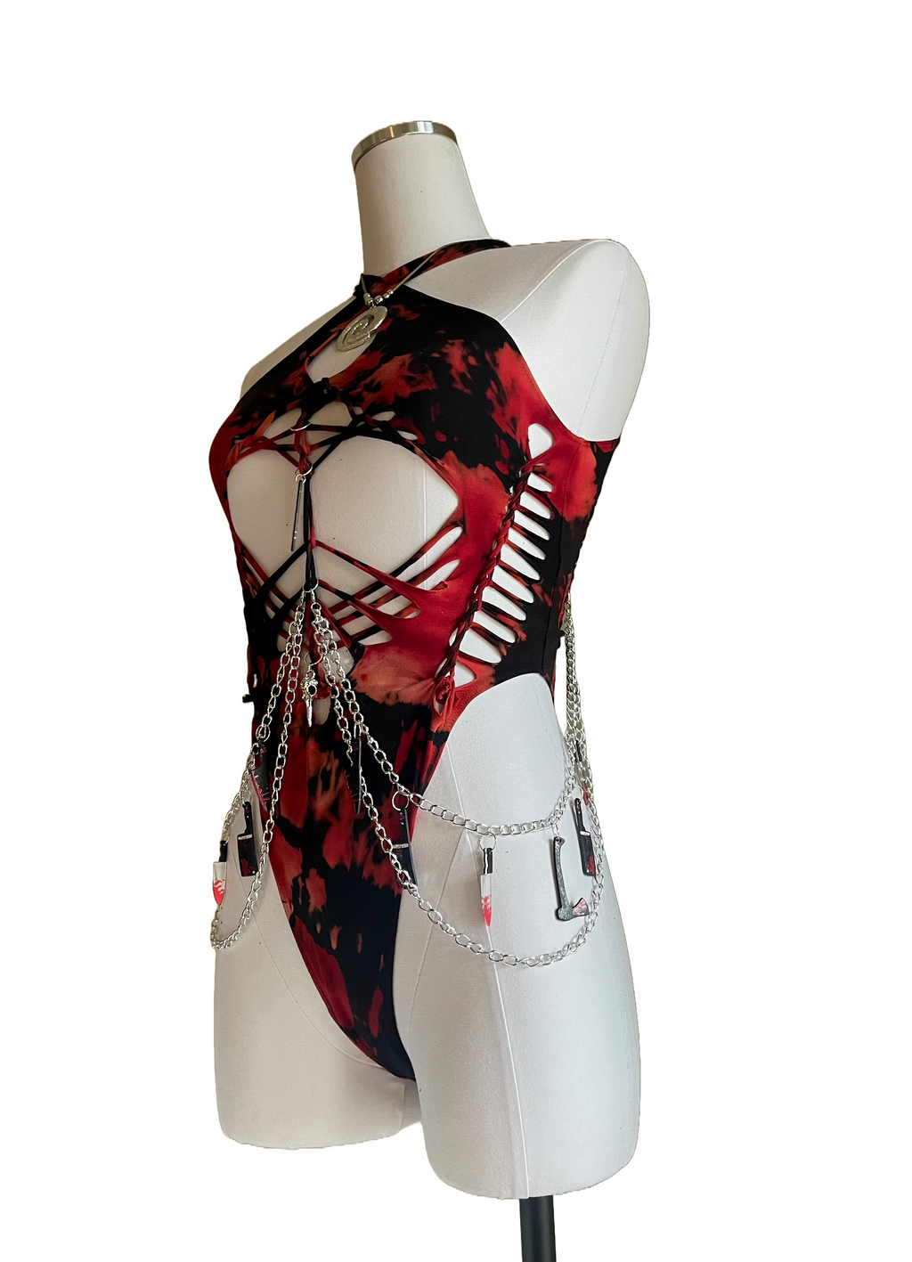 Man Eater Tie Dye Bodysuit (ᴍᴀᴅᴇ ᴛᴏ ᴏʀᴅᴇʀ)