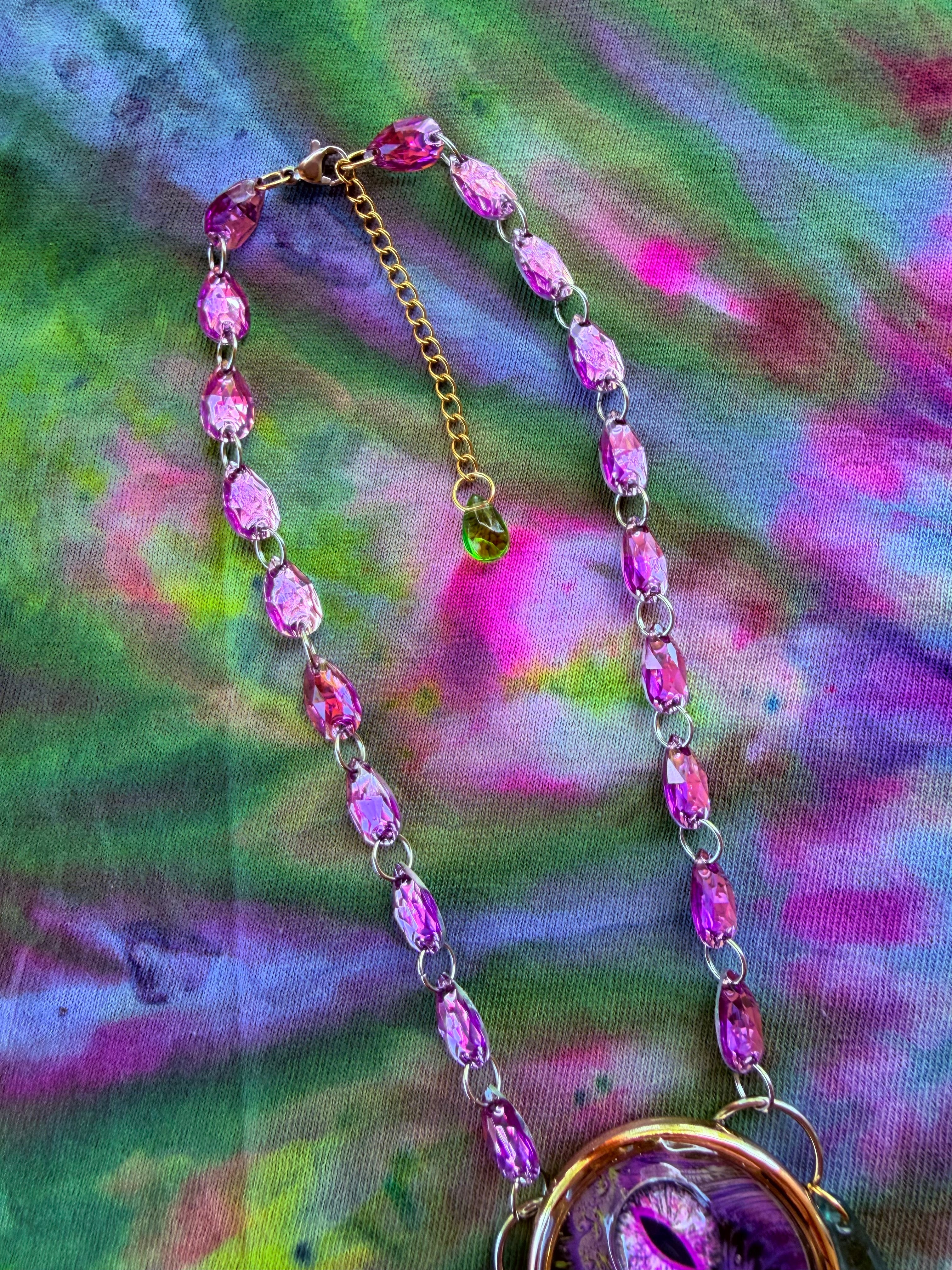 Cave of Whispers - Fairy Eye Portal Necklace