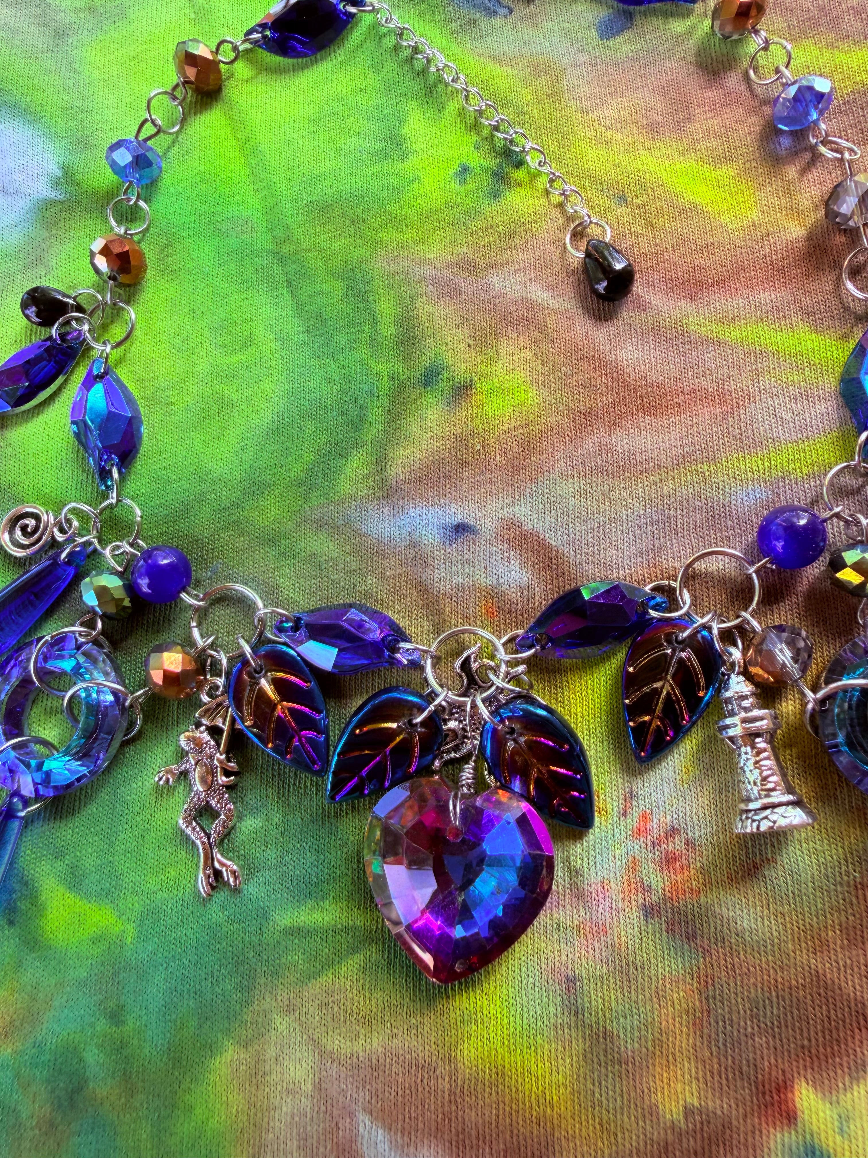 Portals to Euphoria - Resin Crystal Charm Choker