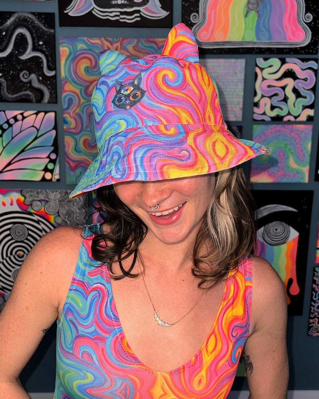 CUSTOMIZE: Cat Ears Bucket Hat