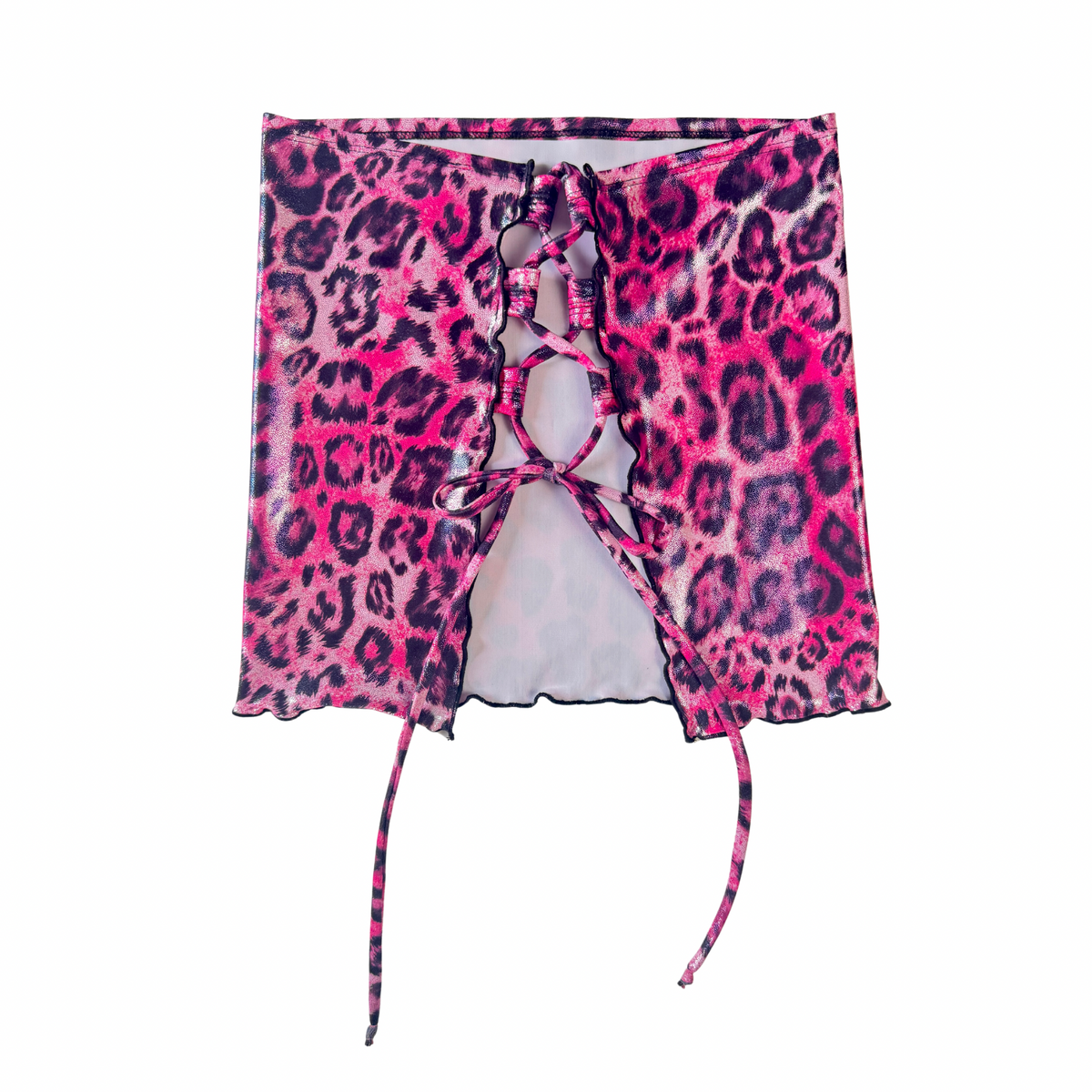 EOS SALE - SEPTEMBER - cheetah girl celestial tie top (XS)