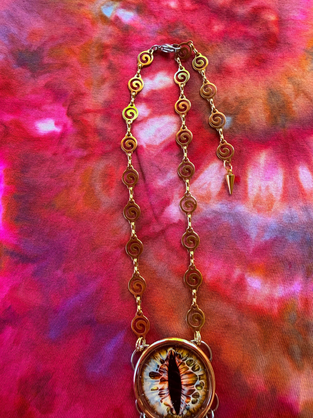 Liquid Gold - Dragon Eye Portal Necklace