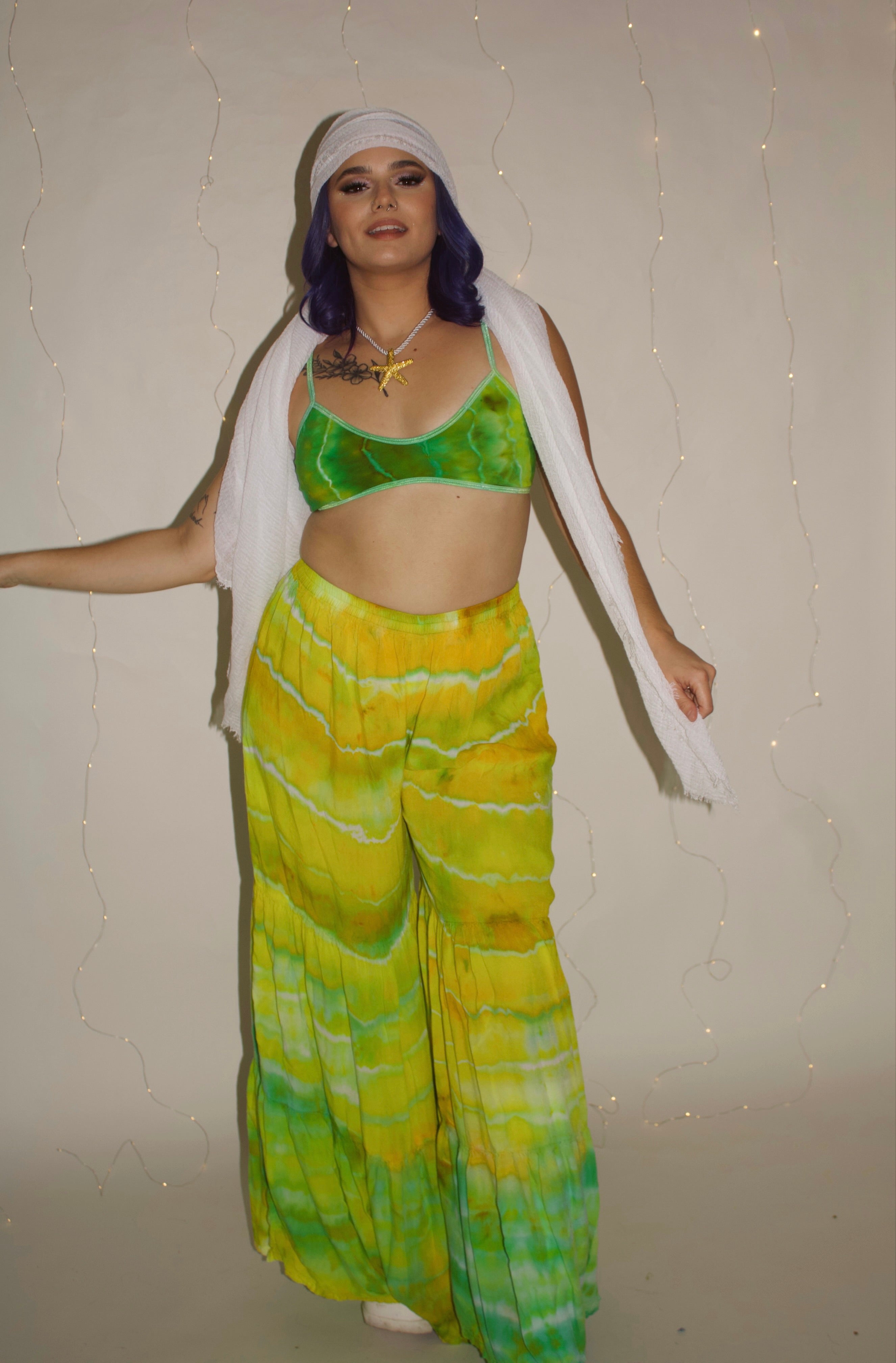 Lime Tide Palazzo Pants (ᴍᴀᴅᴇ ᴛᴏ ᴏʀᴅᴇʀ)