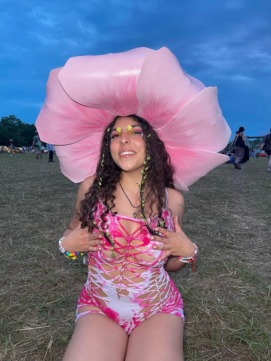 Gabriela Geode Tie Dye Romper (ᴍᴀᴅᴇ ᴛᴏ ᴏʀᴅᴇʀ)