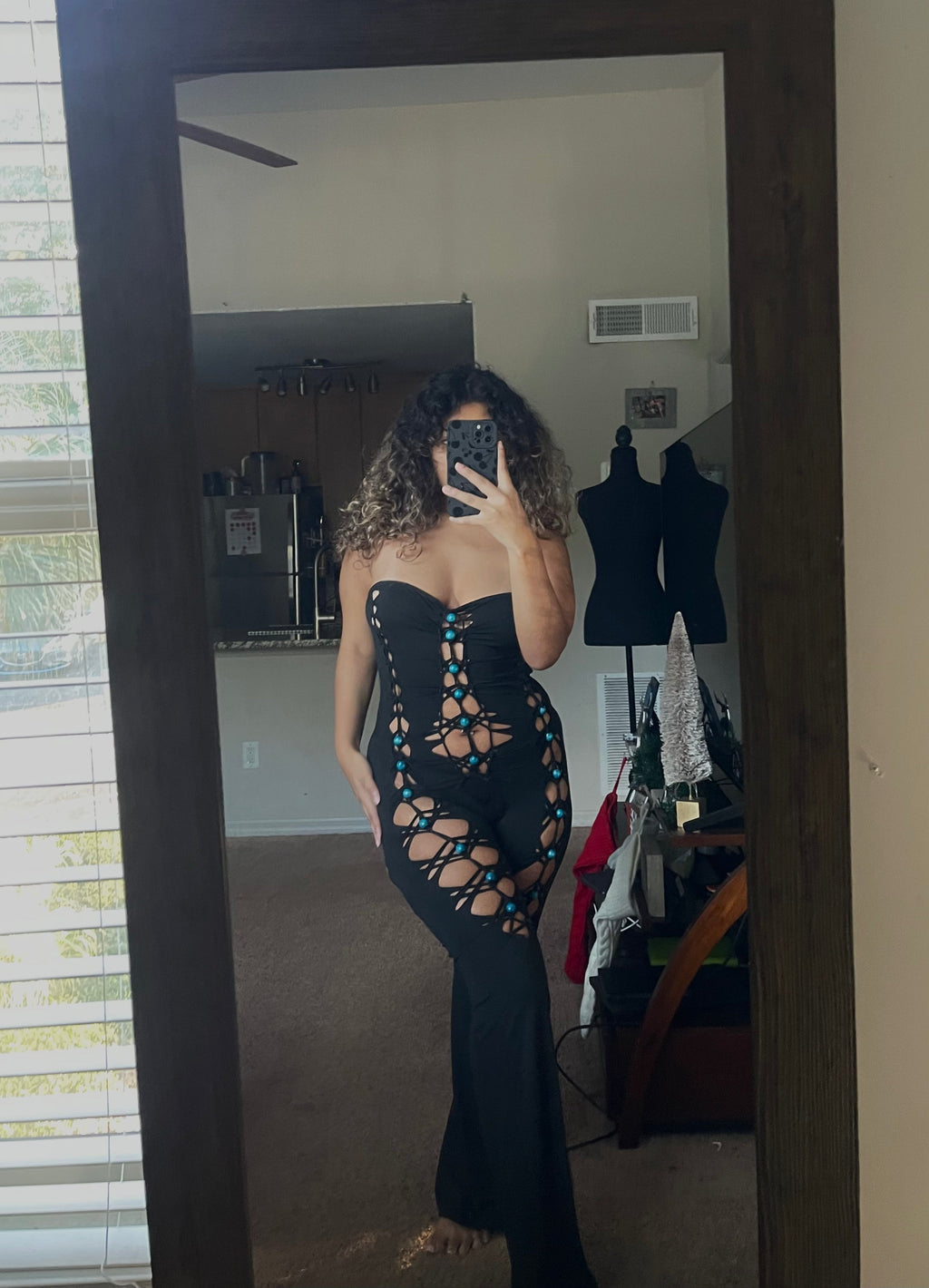 Ocean Flare Leg Catsuit (ᴍᴀᴅᴇ ᴛᴏ ᴏʀᴅᴇʀ)