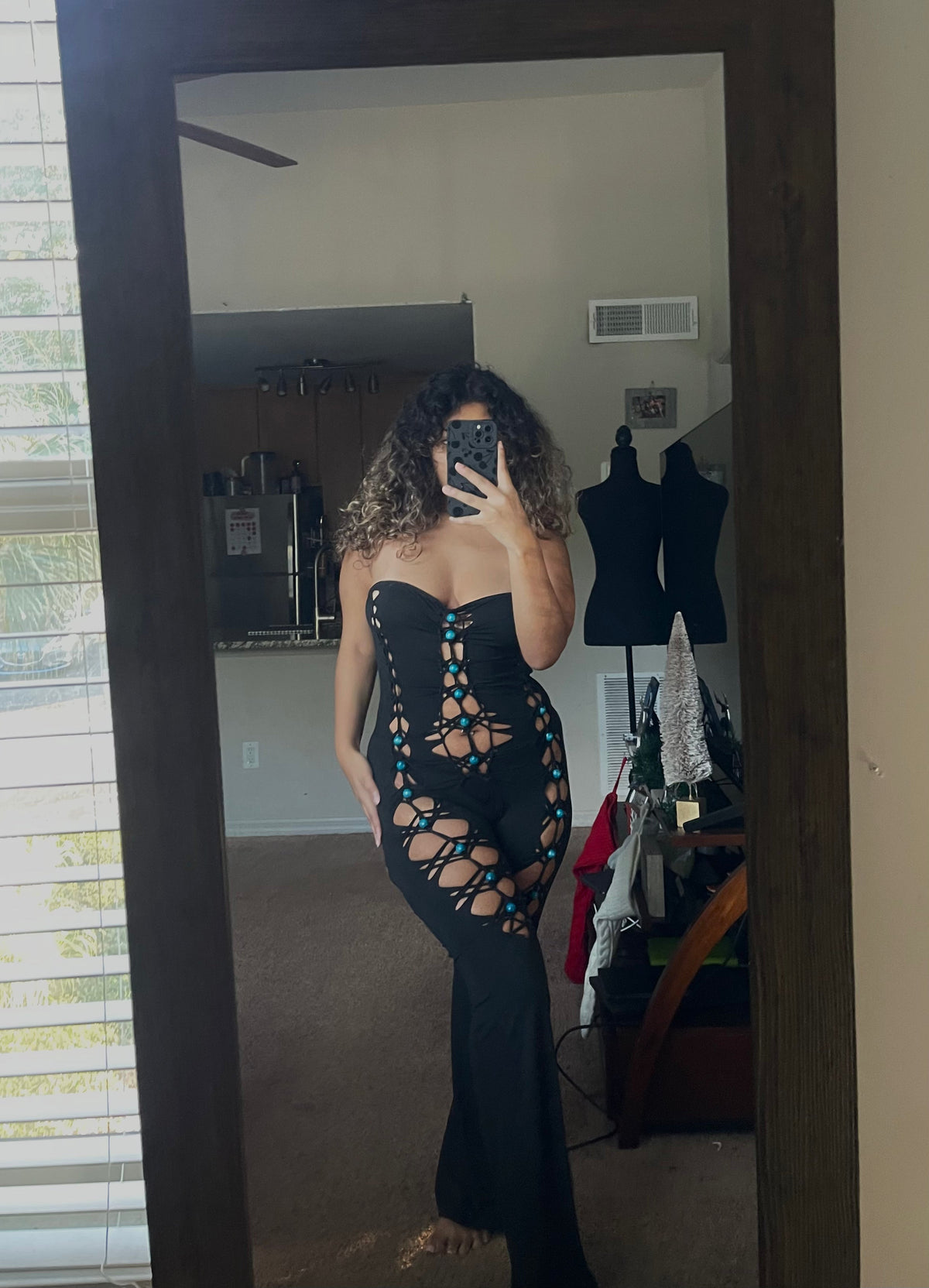 Ocean Flare Leg Catsuit (ᴍᴀᴅᴇ ᴛᴏ ᴏʀᴅᴇʀ)
