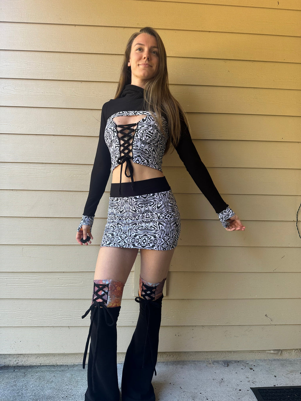MTO 2in1 Reversible Mini Skirt