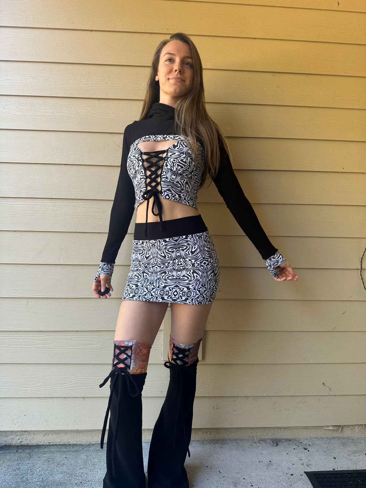 MTO 2in1 Reversible Mini Skirt