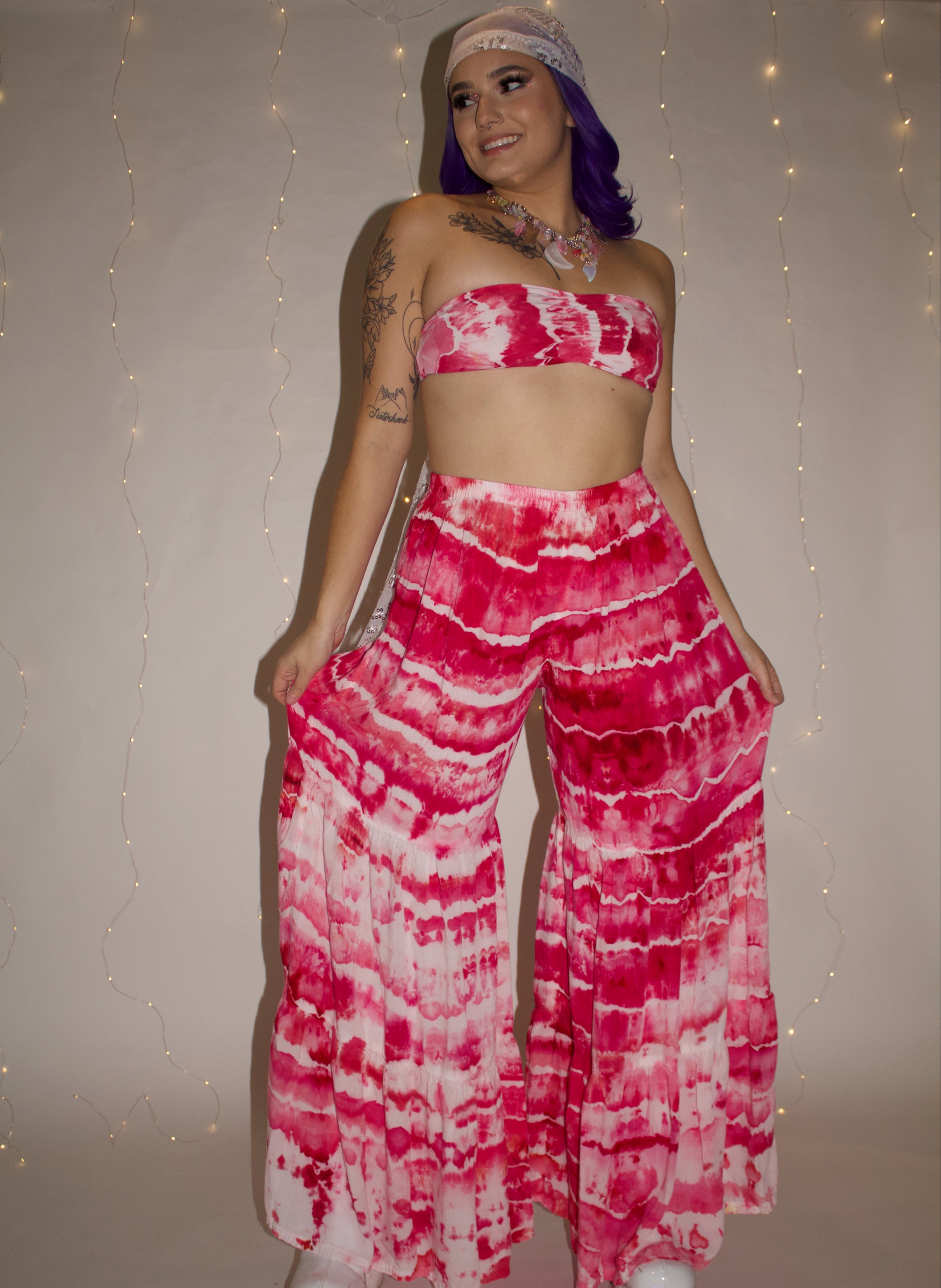 Coral Nymph Palazzo Pants (ᴍᴀᴅᴇ ᴛᴏ ᴏʀᴅᴇʀ)