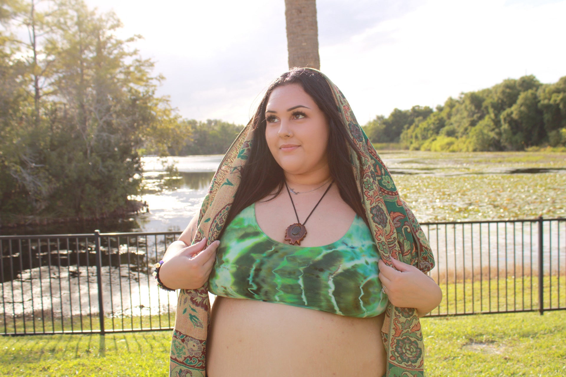 Jurassic Jade Palazzo Top (ᴍᴀᴅᴇ ᴛᴏ ᴏʀᴅᴇʀ)