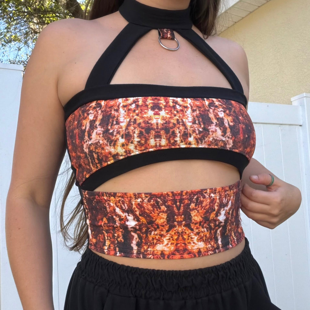 Cutout Choker Top M/L
