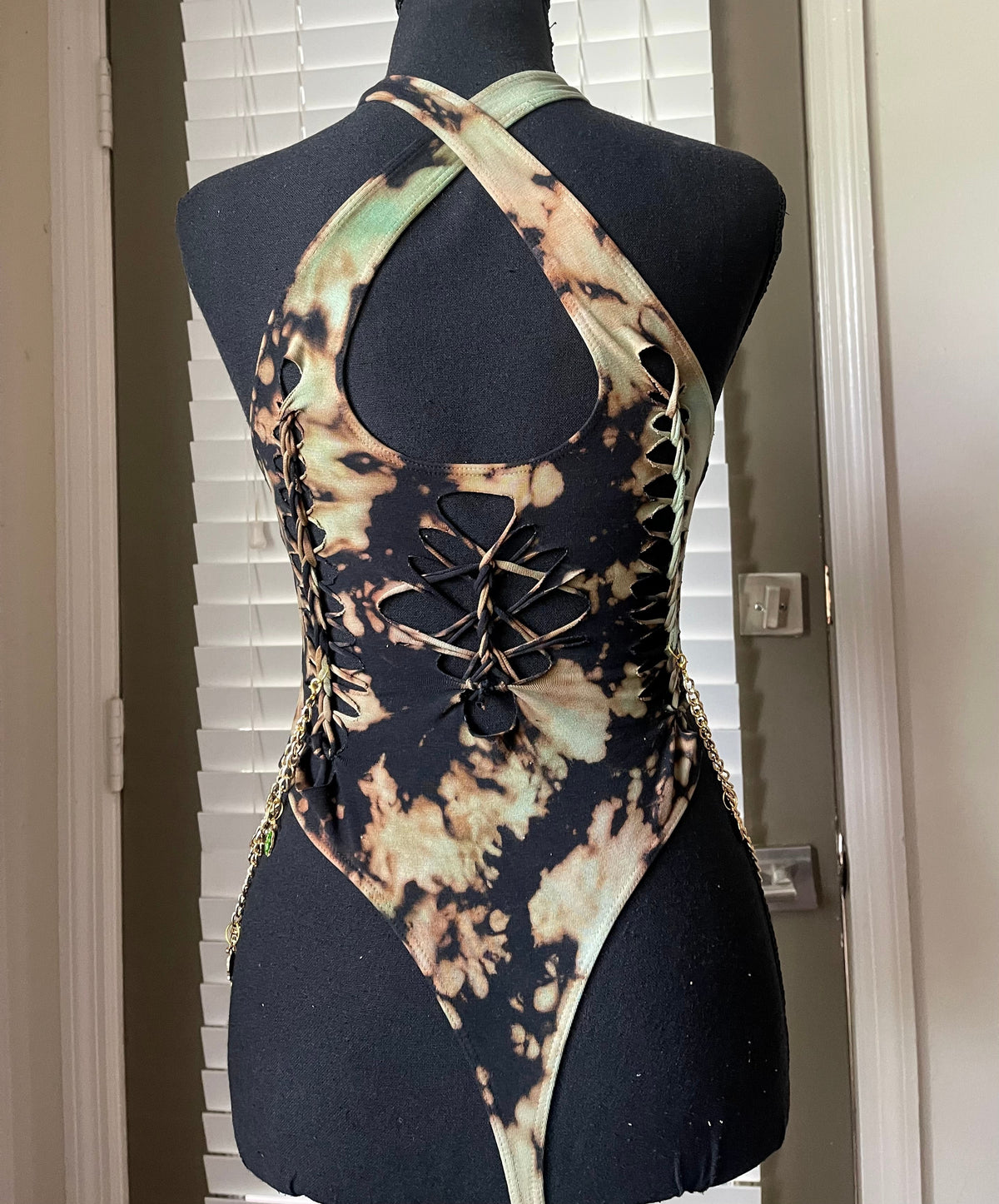 Orphic Reverse Tie Dye Bodysuit (ᴍᴀᴅᴇ ᴛᴏ ᴏʀᴅᴇʀ)