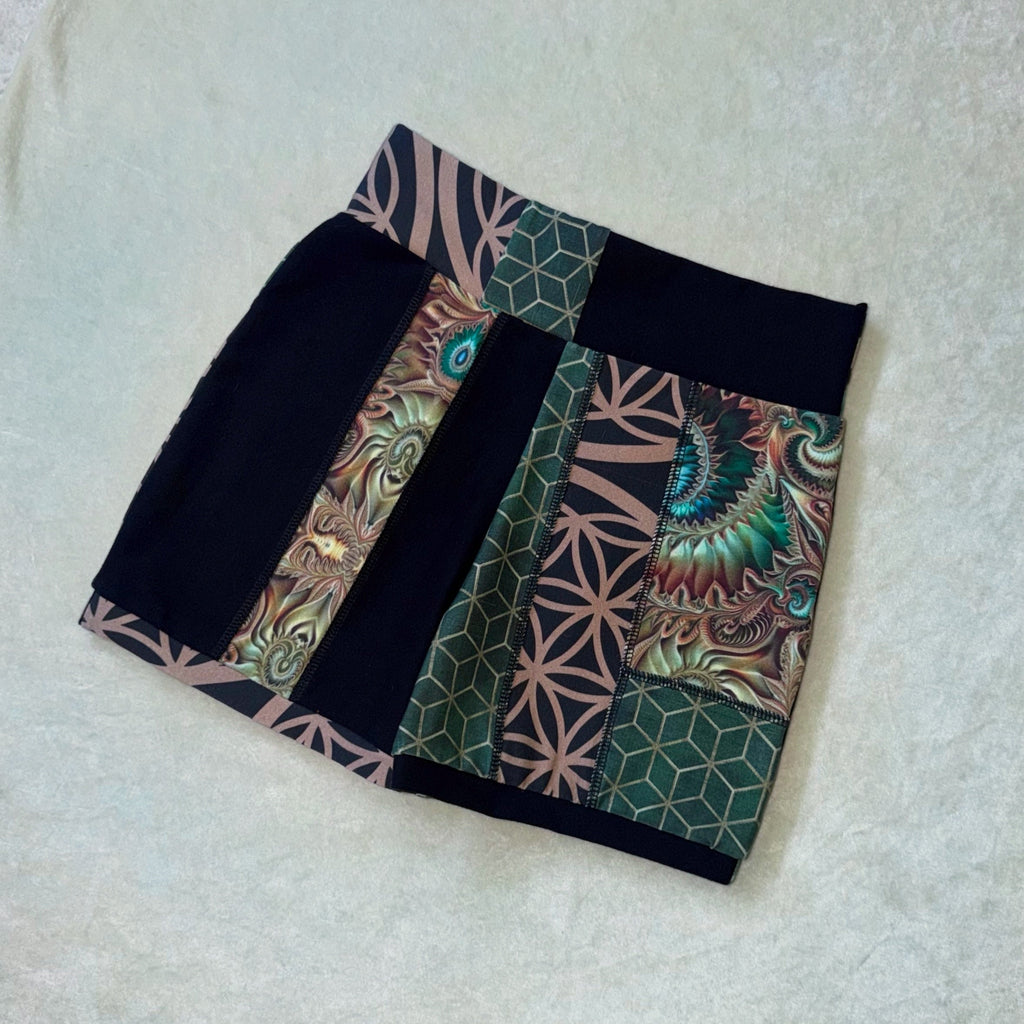 Patchwork Tube & Shorts Set XS/S