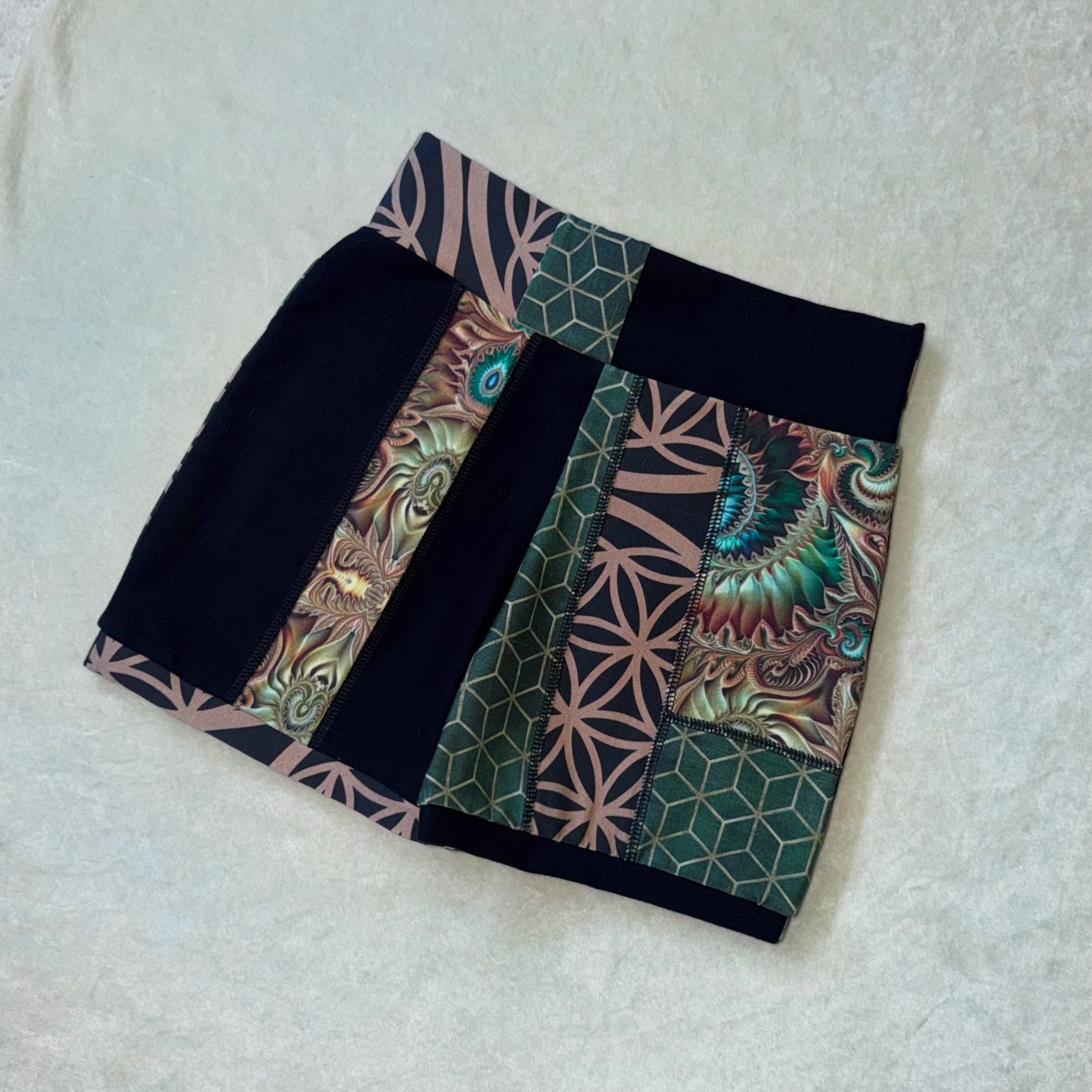 Patchwork Tube & Shorts Set XS/S