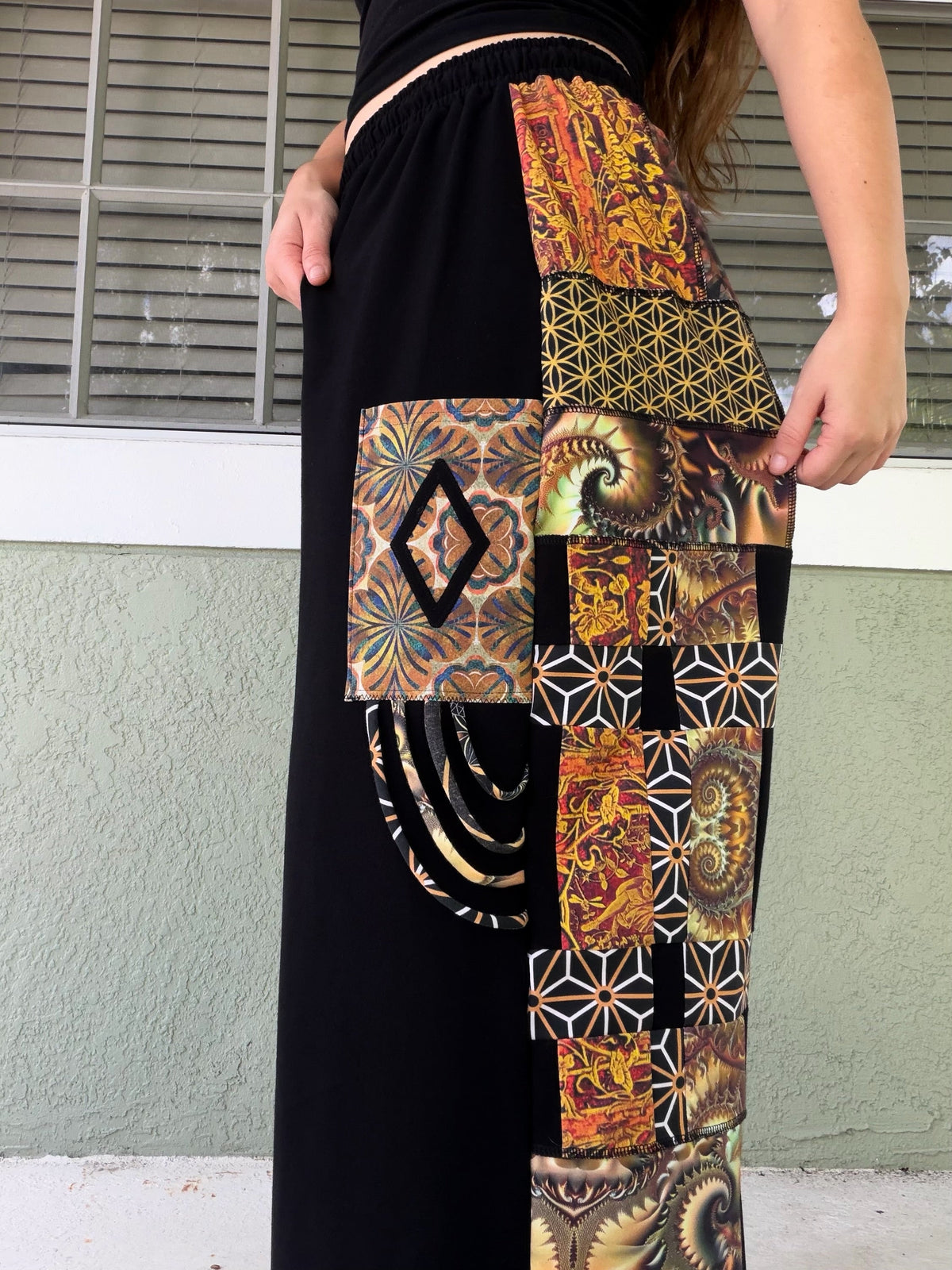 Patchwork Pants XS-XL ✨