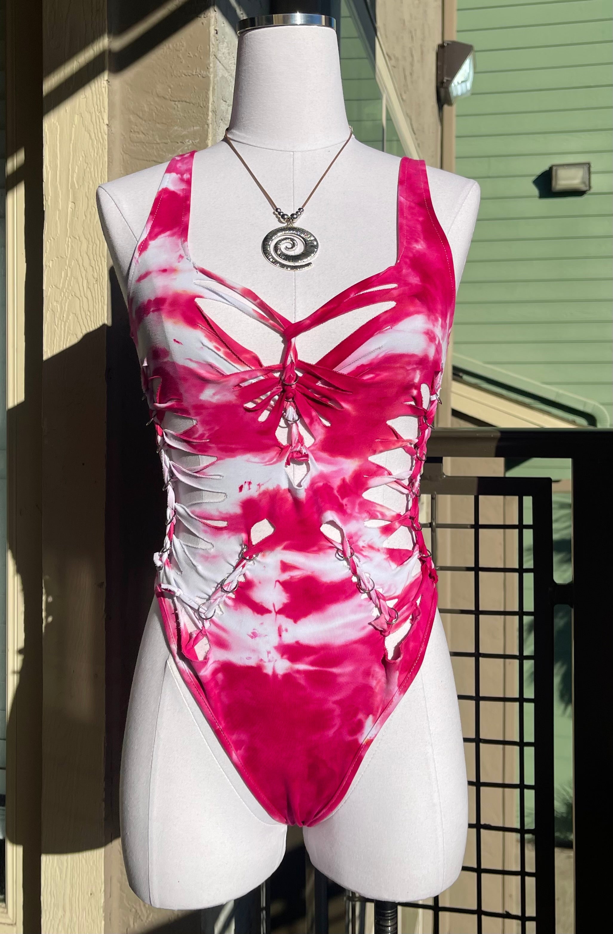 Pink Sand Tie Dye Bodysuit (ᴍᴀᴅᴇ ᴛᴏ ᴏʀᴅᴇʀ)