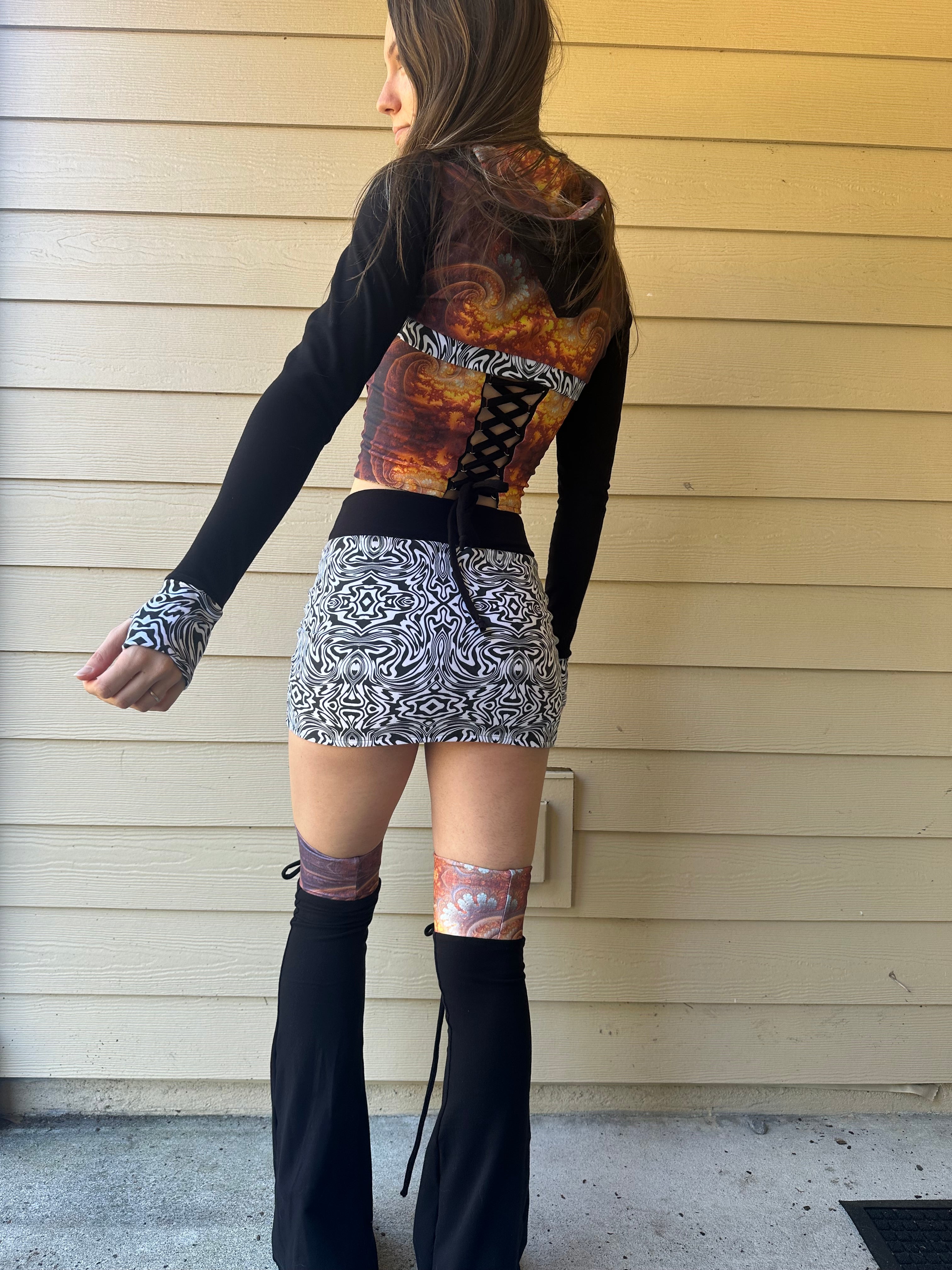 MTO 2in1 Reversible Mini Skirt