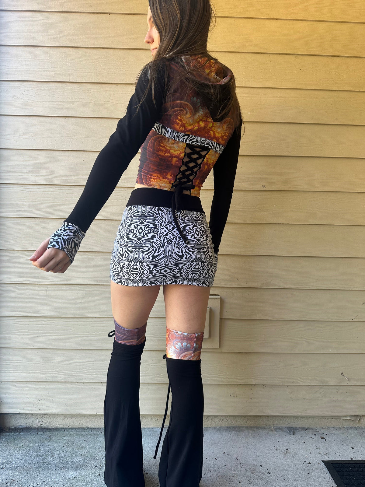 MTO 2in1 Reversible Mini Skirt
