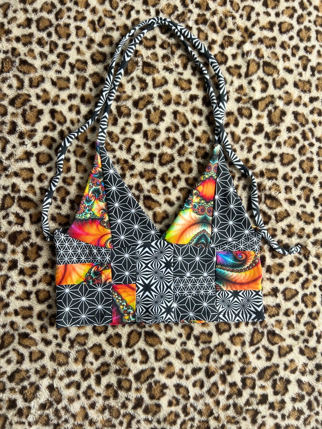 Patchwork Triangle Top