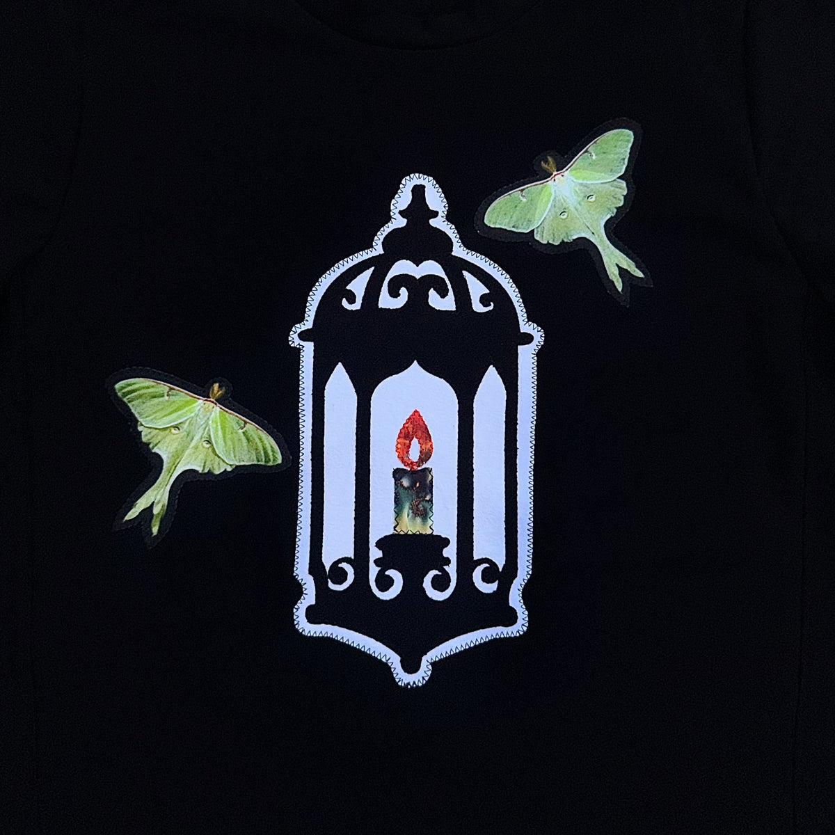 Moth to a Flame Cropped Tee 🕯️ M/L