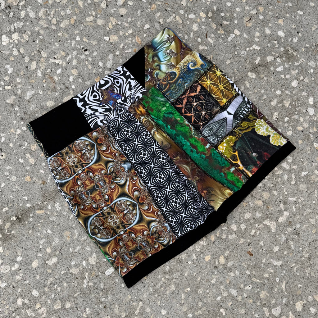 Xtra Patchwork Ring Shorts S/M