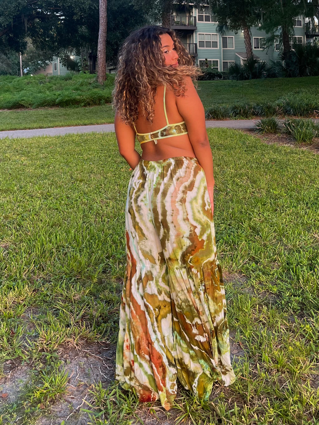 Earth Palazzo Top (ᴍᴀᴅᴇ ᴛᴏ ᴏʀᴅᴇʀ)
