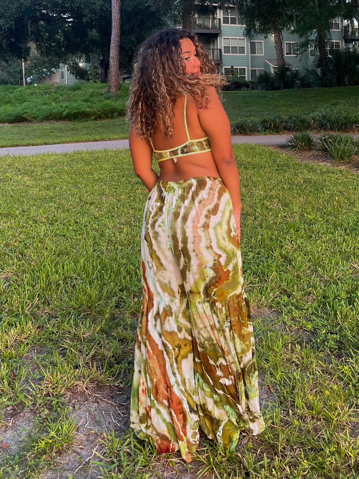 Earth Palazzo Top (ᴍᴀᴅᴇ ᴛᴏ ᴏʀᴅᴇʀ)