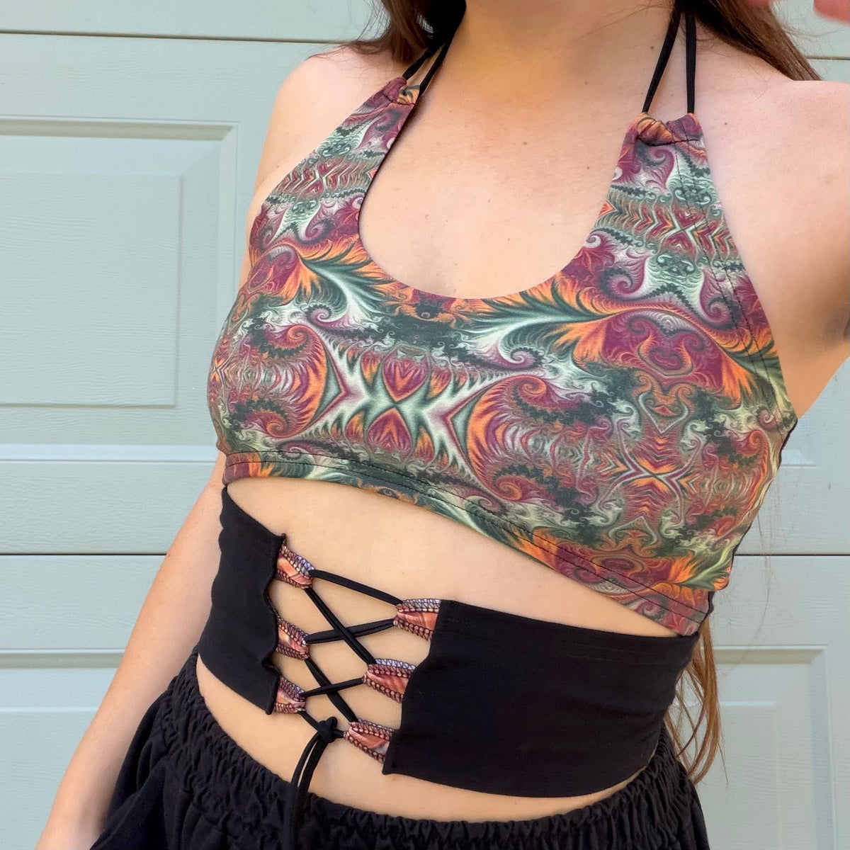 Keyhole Corset Top ᪥ M/L