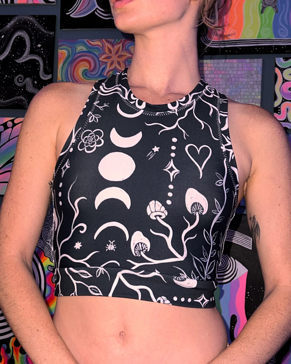 CUSTOMIZE: High-Neck Crop Top