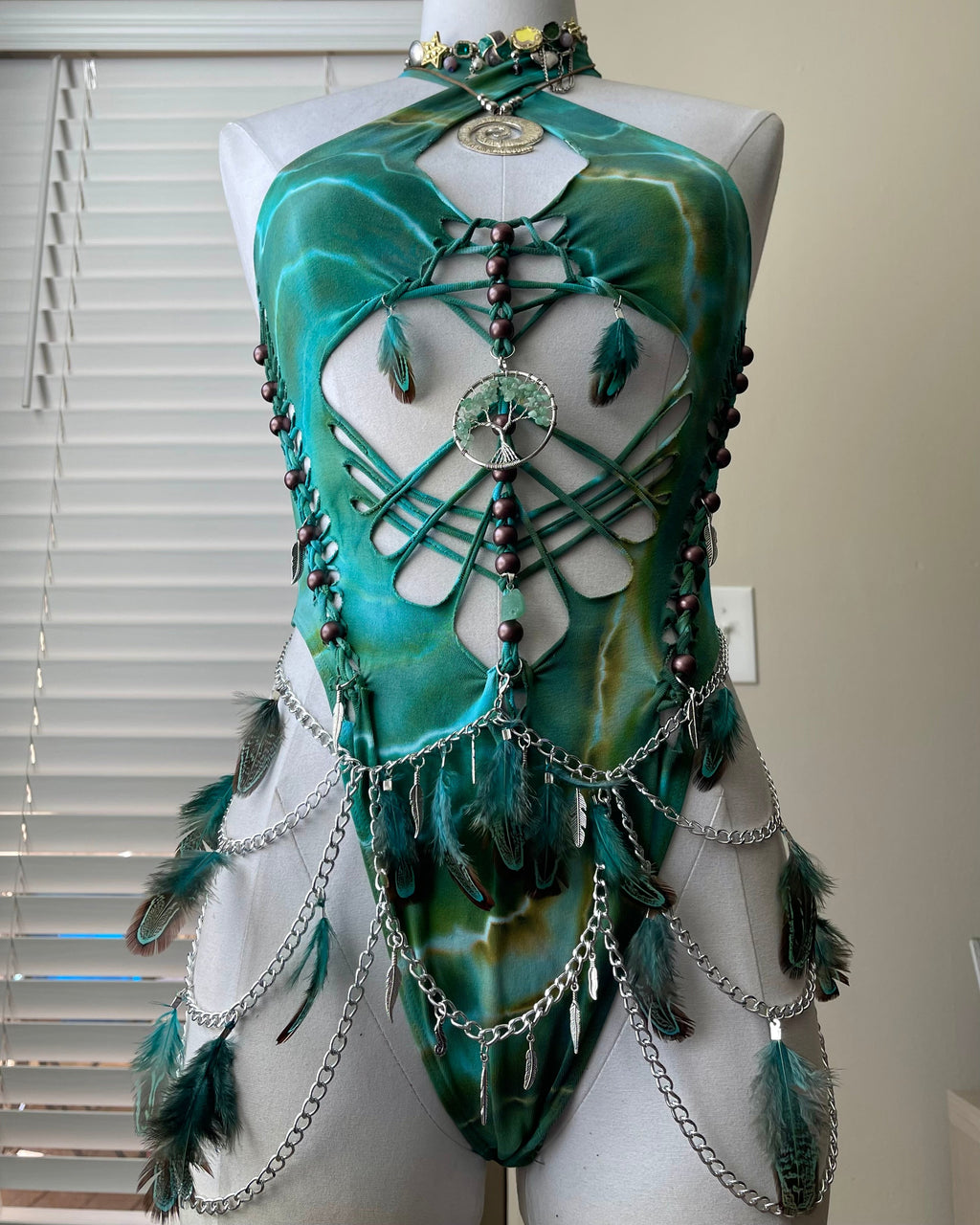 Dreamcatcher Mermaid Bodysuit (ᴍᴀᴅᴇ ᴛᴏ ᴏʀᴅᴇʀ)