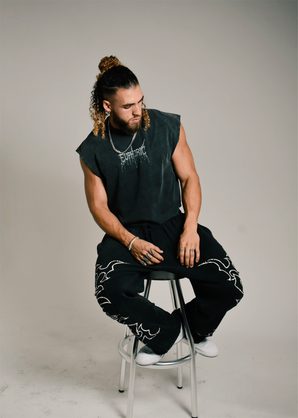 Dark Grey Cutoff Tee PREORDER