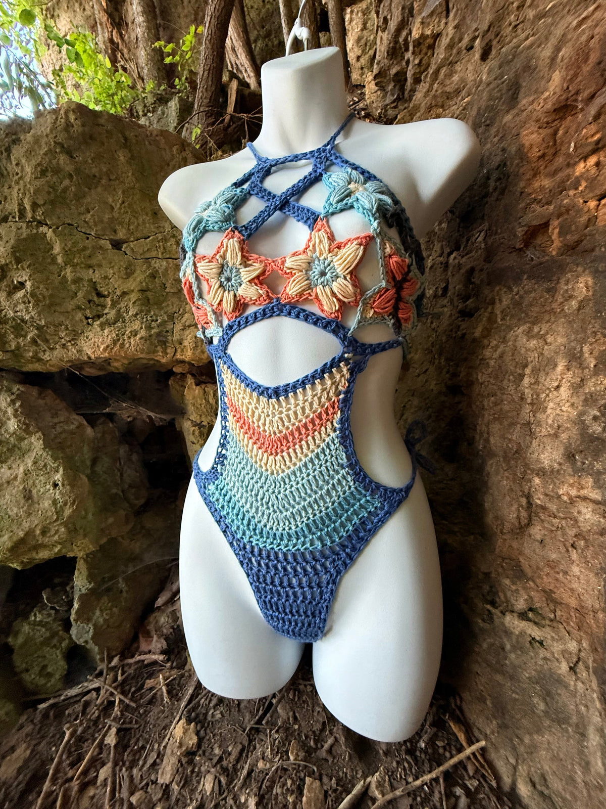 By the Sea Jungle Goddess Bodysuit and SleevesXS