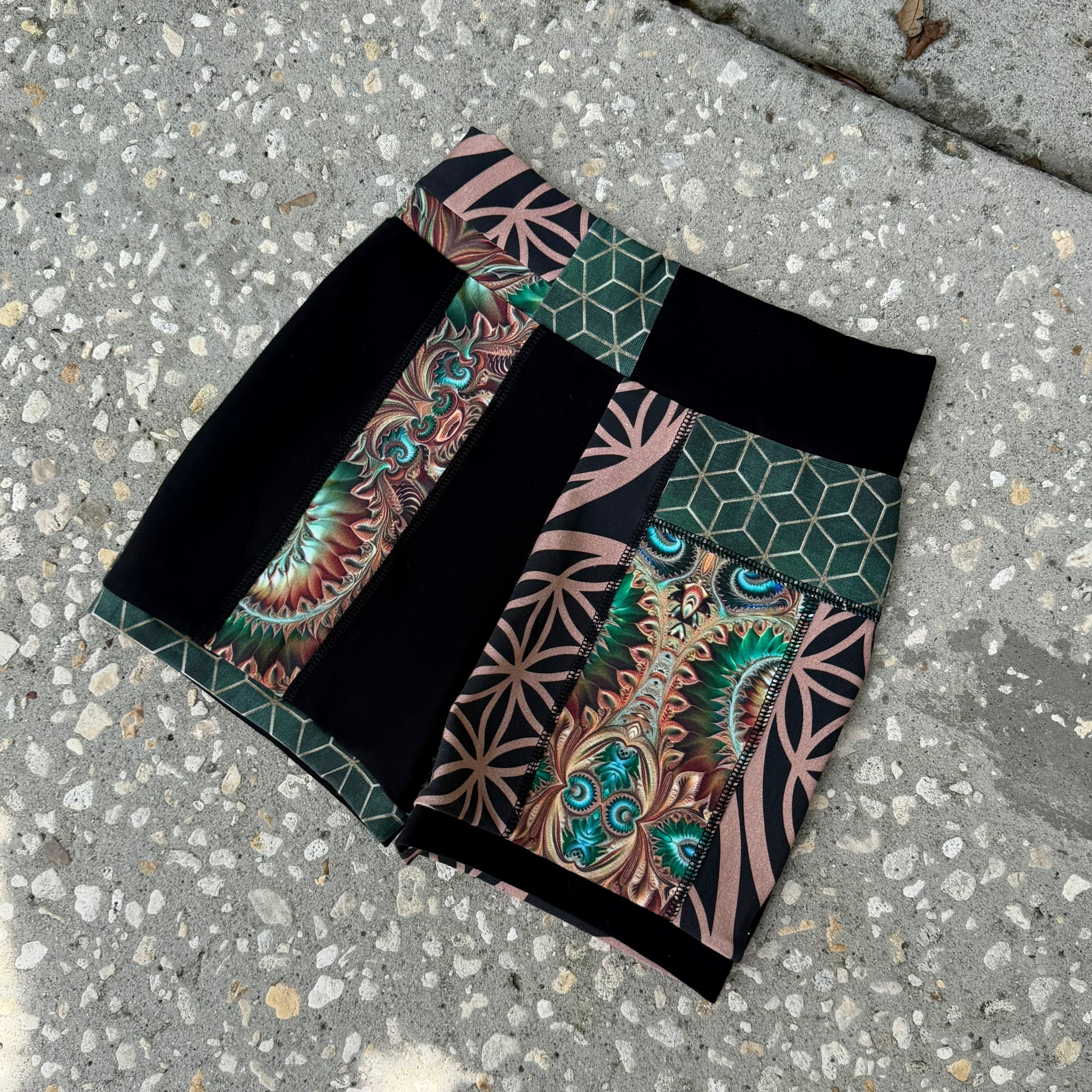 Patchwork Tube & Shorts Set XS/S