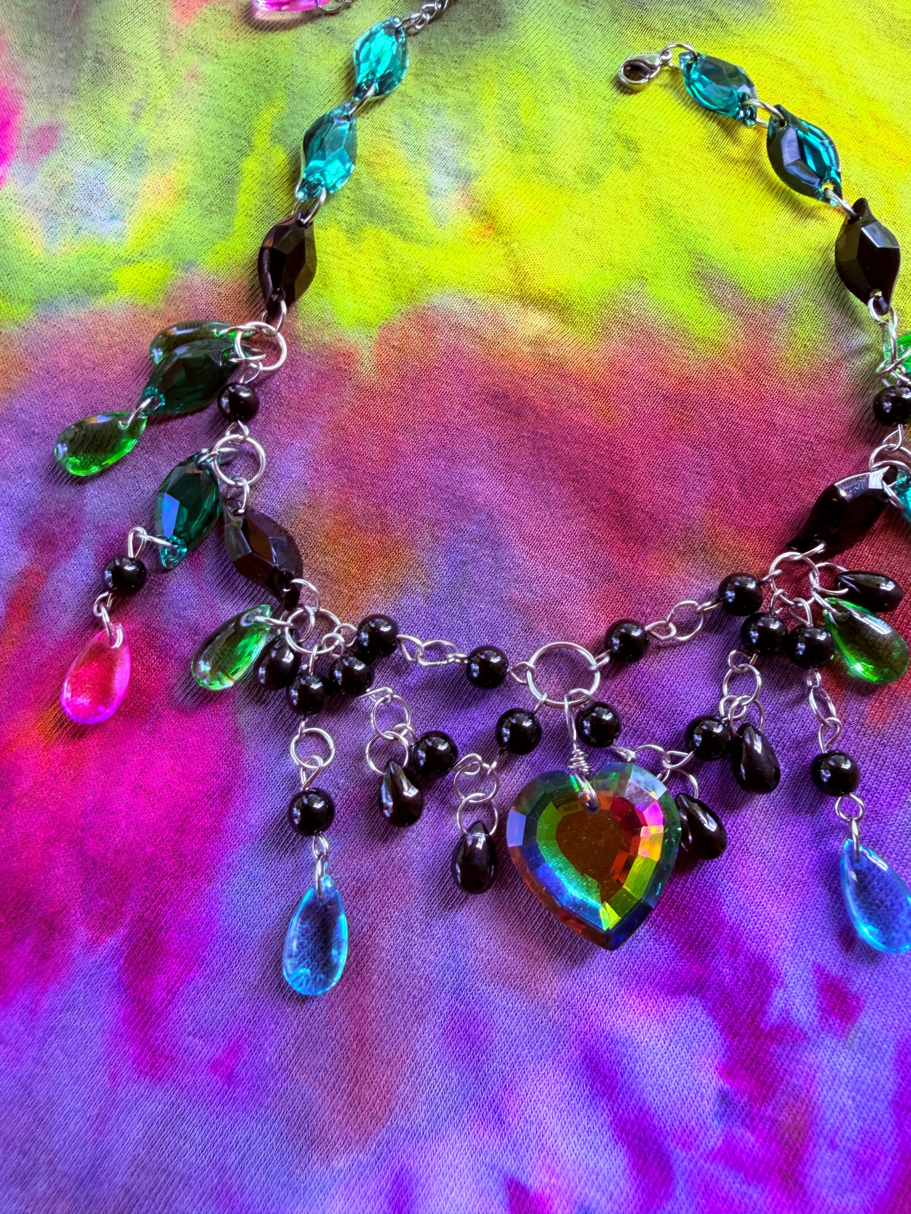 Hocus Pocus - Resin Crystal Charm Choker