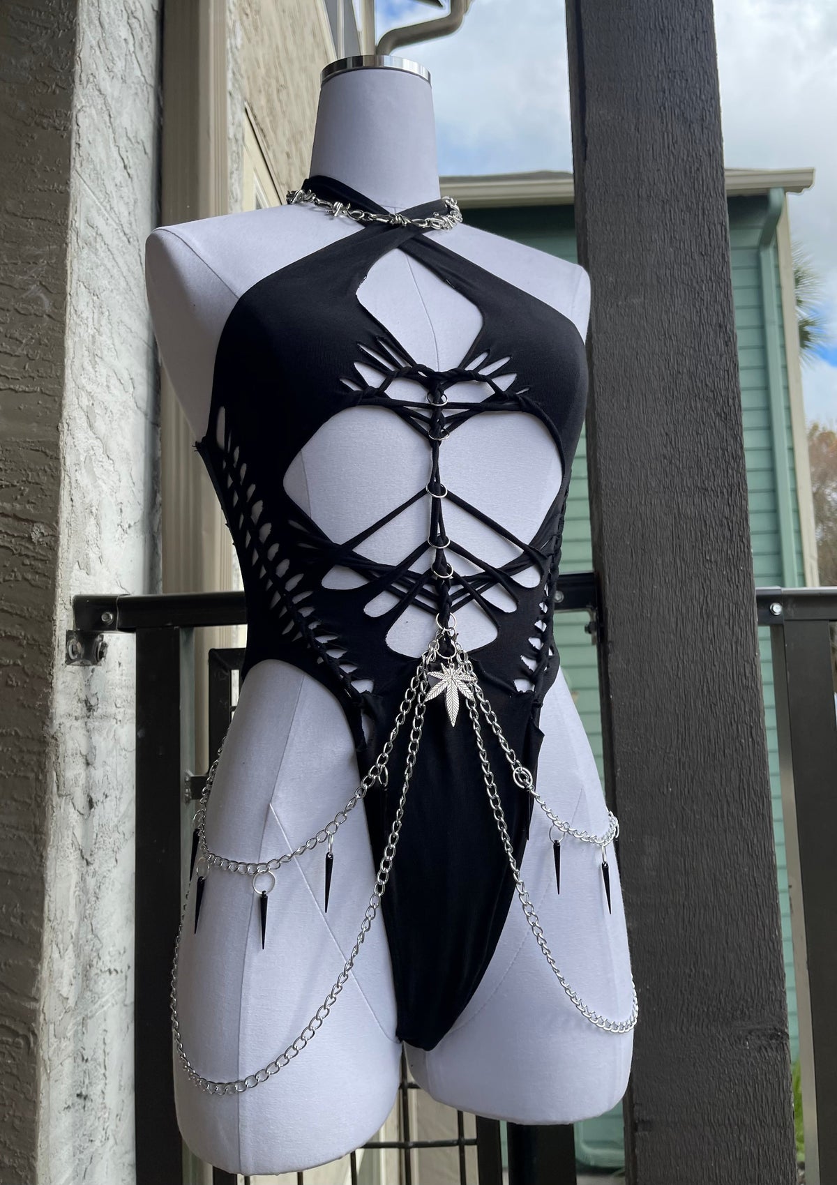 Midnight Ganja Bodysuit (ᴍᴀᴅᴇ ᴛᴏ ᴏʀᴅᴇʀ)