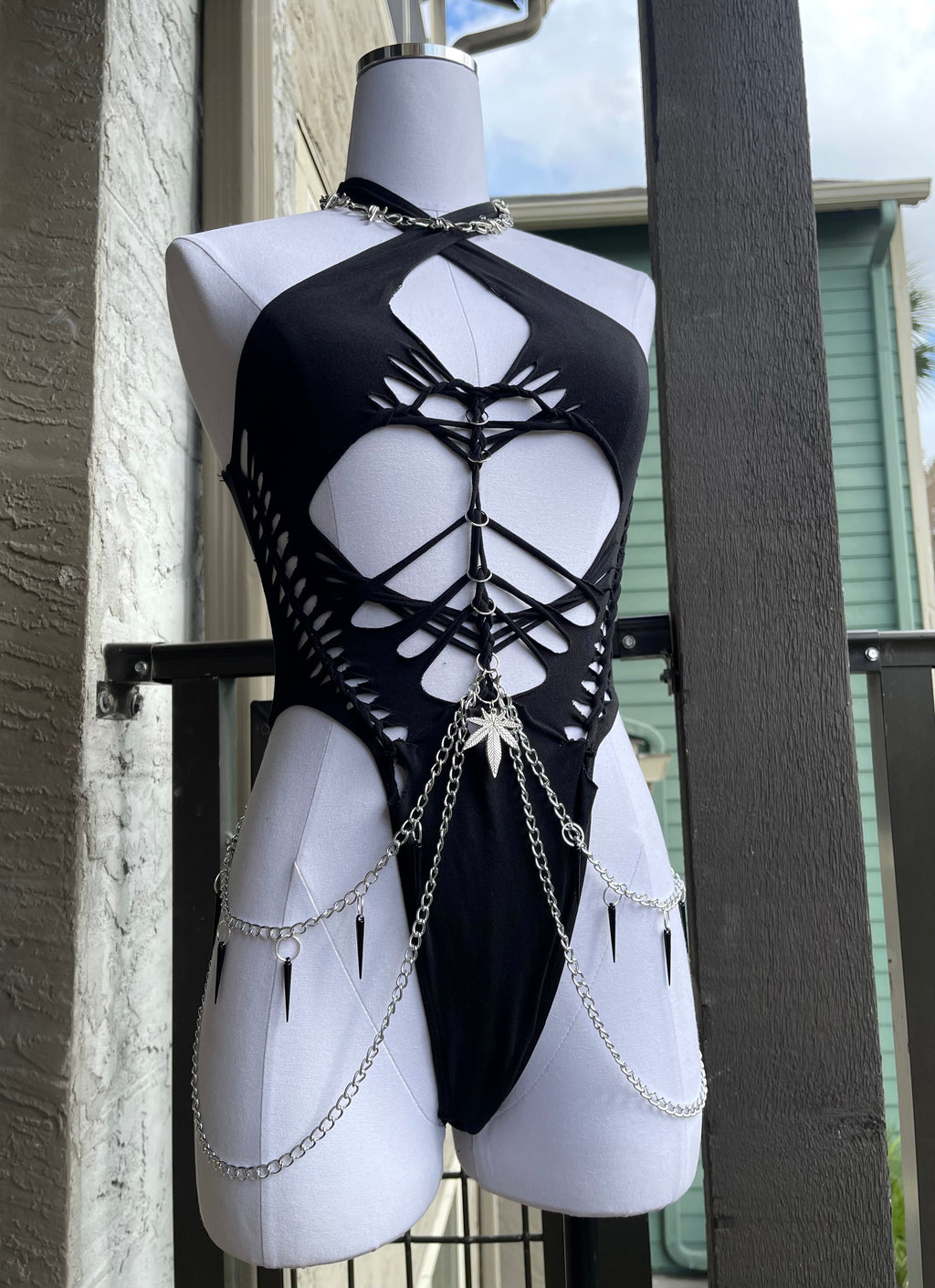Midnight Ganja Bodysuit (ᴍᴀᴅᴇ ᴛᴏ ᴏʀᴅᴇʀ)