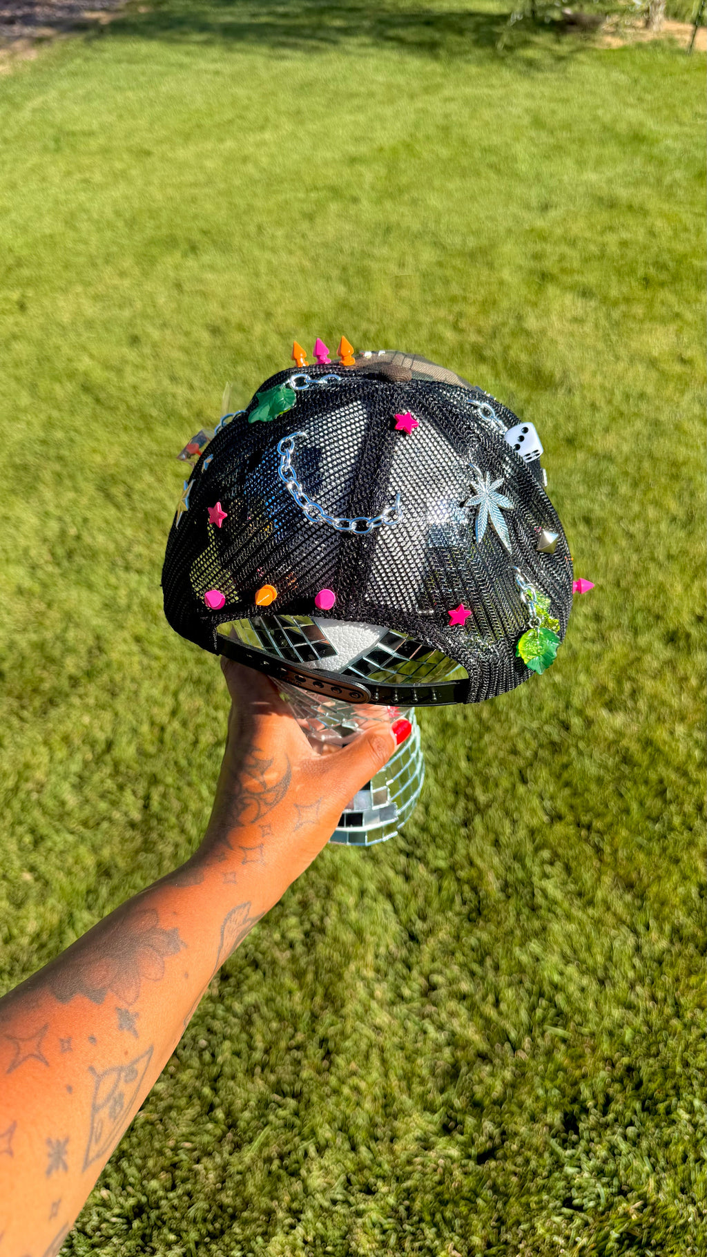 1 of 1 Peaked Camo Trucker Hat