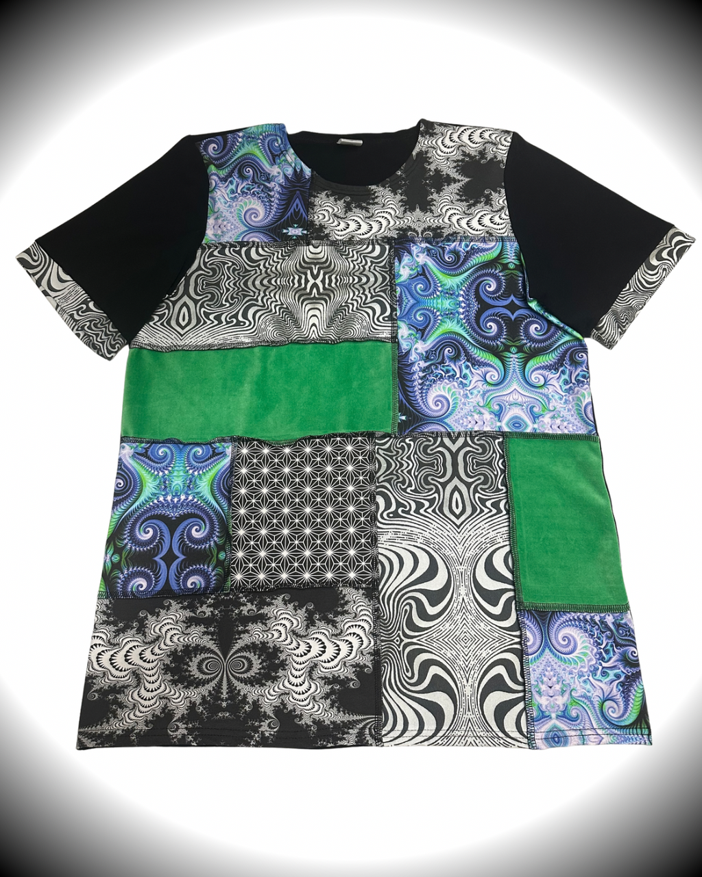 Mire Tipper Patchwork Tee (LG)