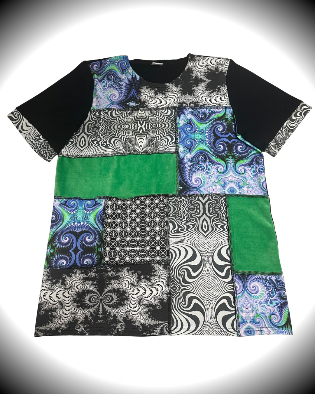 Mire Tipper Patchwork Tee (LG)