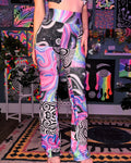 (READY TO SHIP) Patchwork Yoga Pants- Sizes: S, M, L