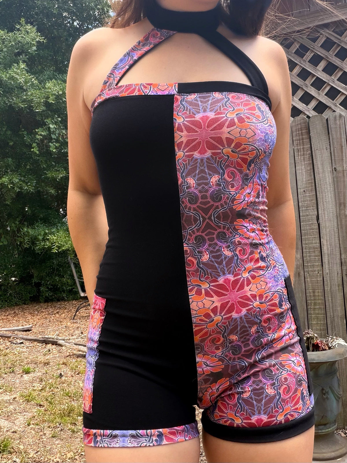 Choker Romper w/ Pockets 𖤓 M/L