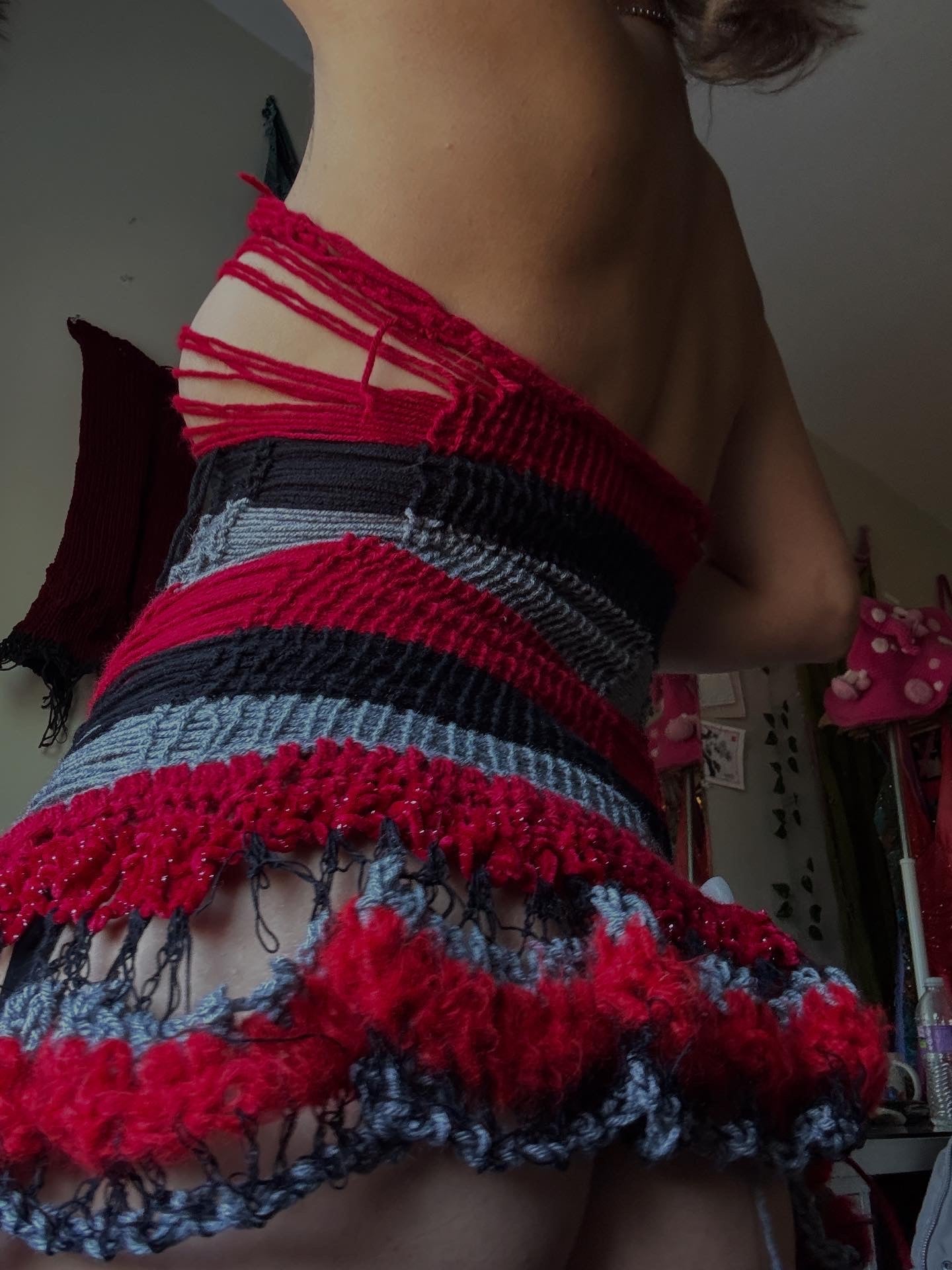 Anima Knit x Crochet Dress